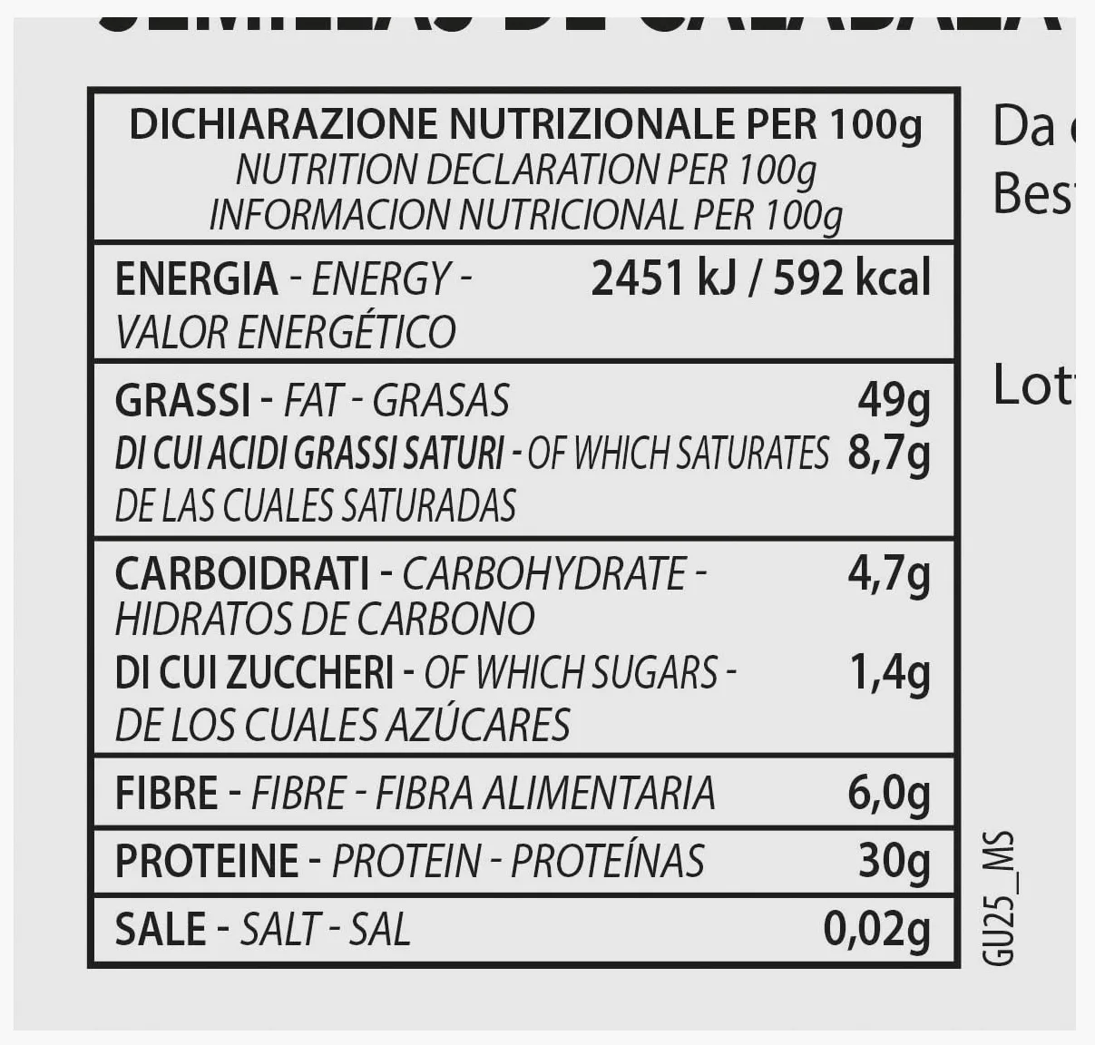 Probios Semi di Zucca Bio - Ricchi di Nutrienti - Perfetto per Piatti Dolci e Salati - Deliziosi e di Qualità Premium Semi Zucca - Confezione da 5 kg