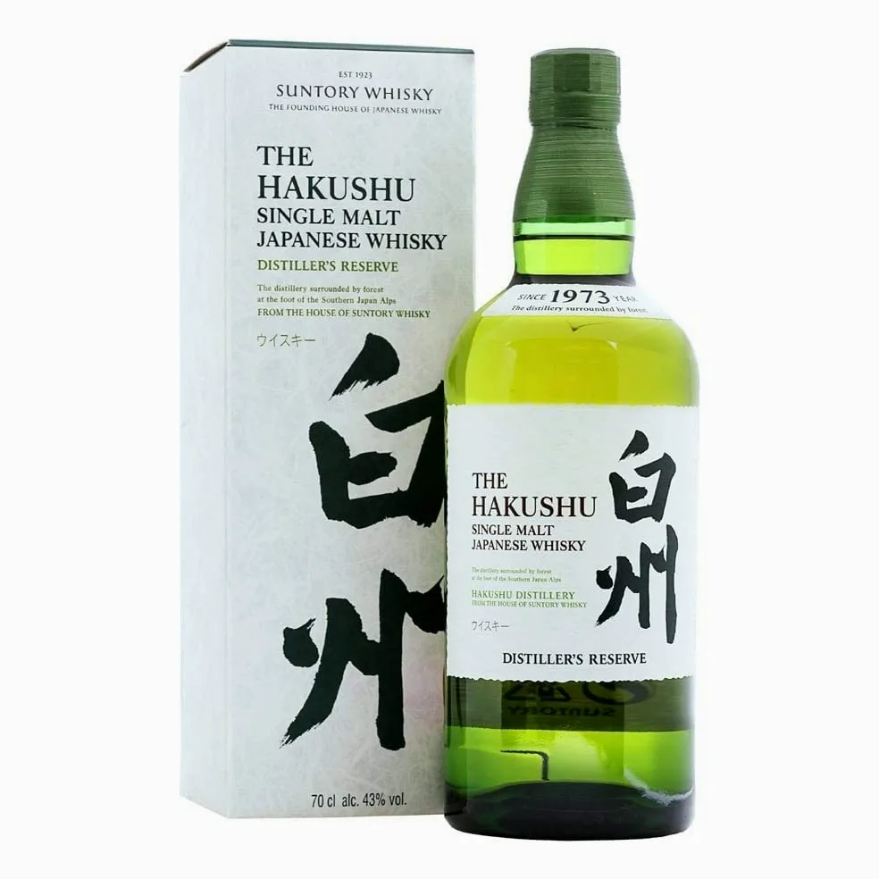 Suntory The Hakushu DISTILLER'S RESERVE Single Malt Japanese Whisky 43% Vol. 0,7l in Giftbox