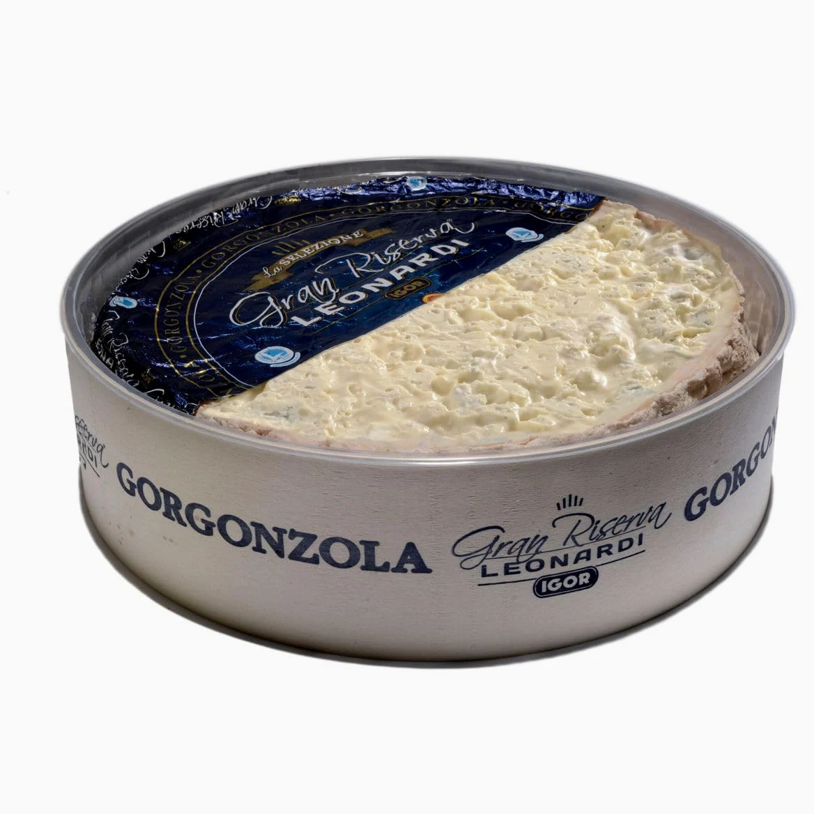 Gran Riserva Leonardi Gorgonzola DOP dolce da 5,800 circa.