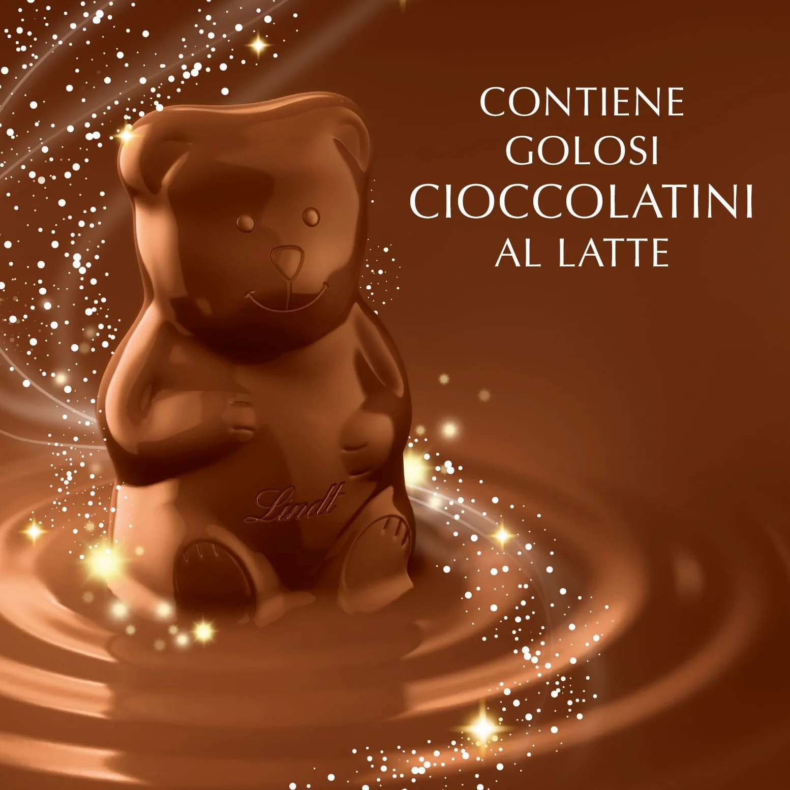 Lindt Latta Orsetto, Latta con Orsetti di goloso cioccolato al latte Lindt, Formato 70g