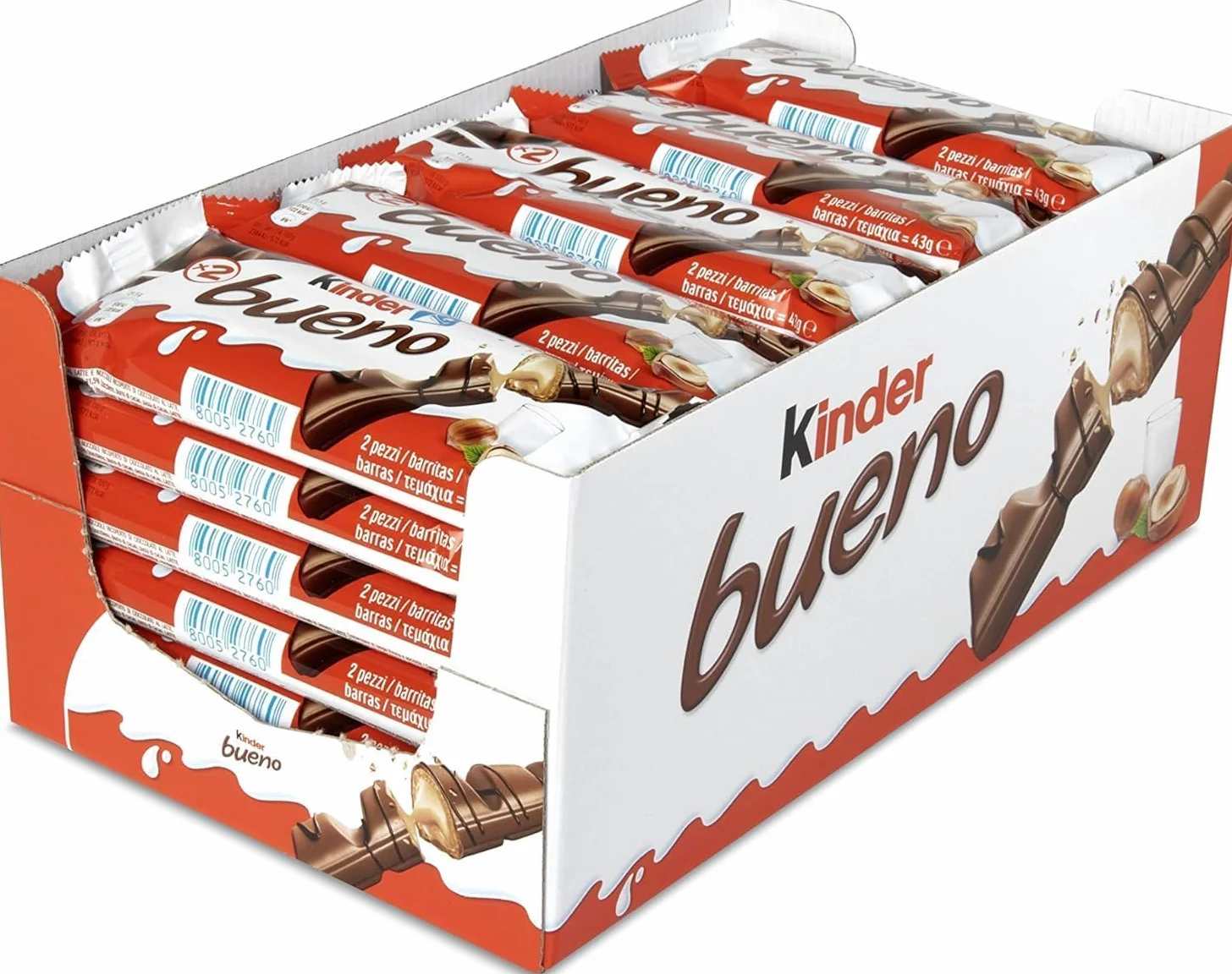 Ferrero Kinder Bueno - Pacco da 30 x 51 g