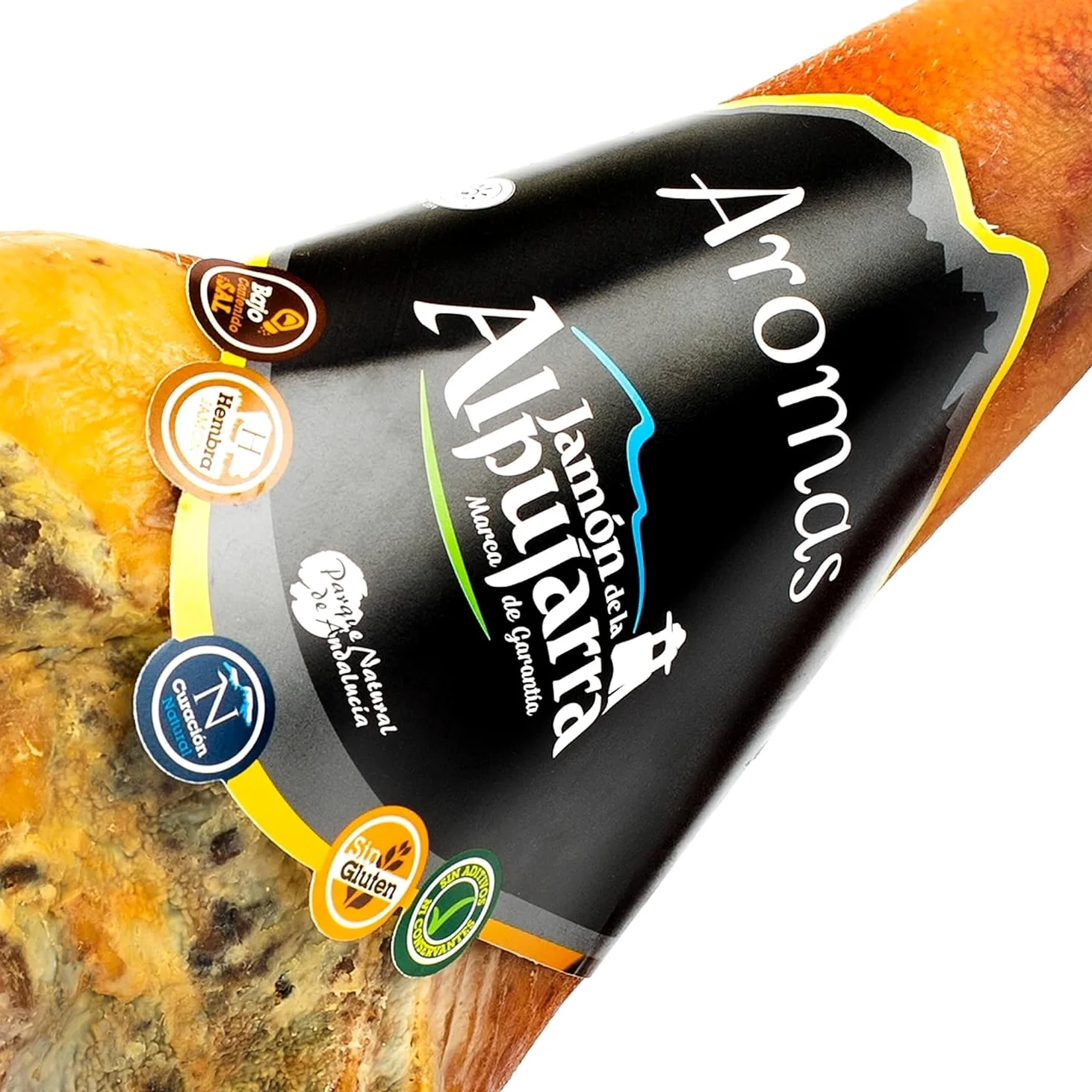 LalolaGourmet - Paleta Serrana Gran Reserva (5,5/6 kg) Stagionatura Naturale 100% Senza Glutine e a Basso Contenuto di Sale I Spalla di Prosciutto Serrano - Zampa Anteriore