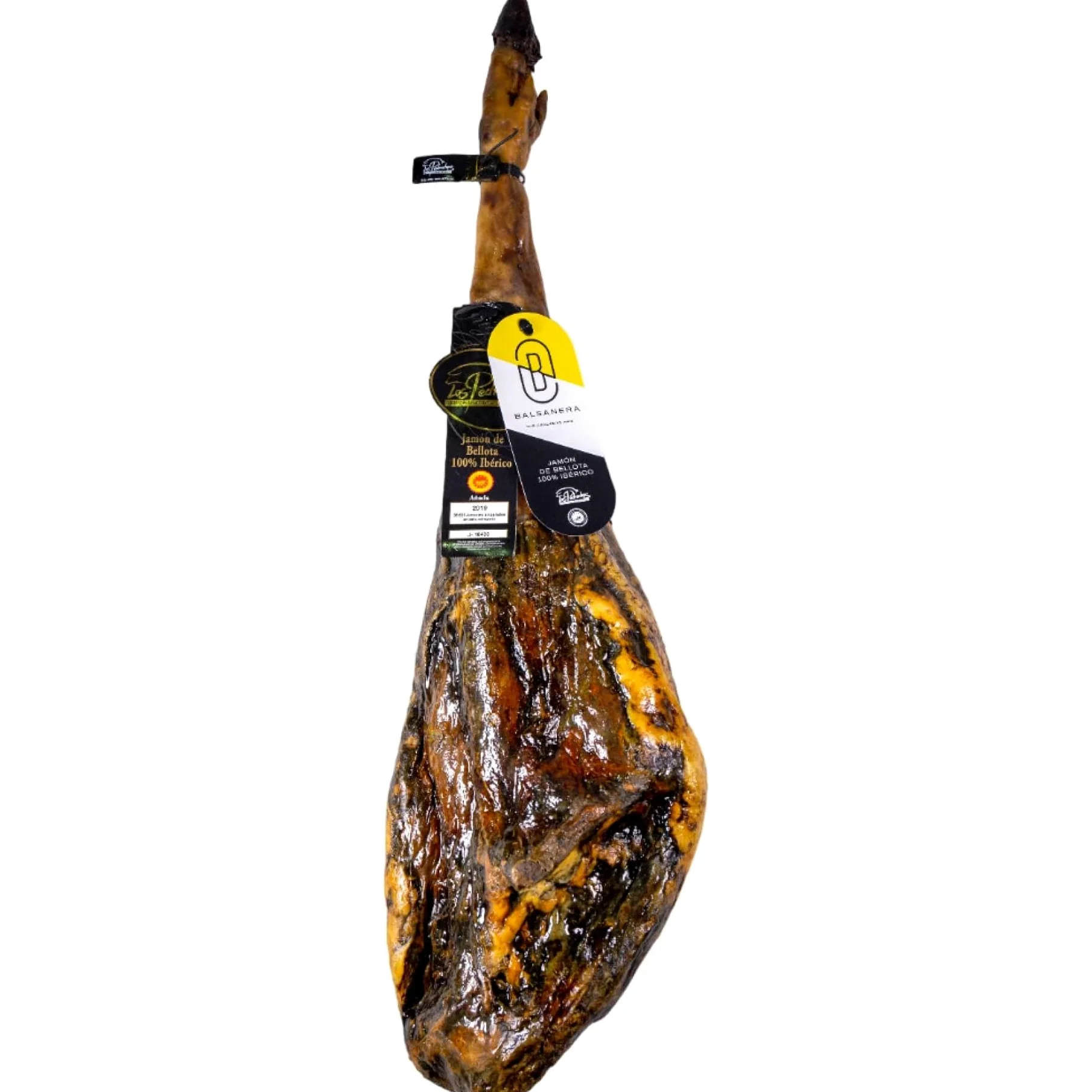Balsanera Ibérico - Prosciutto Iberico di Ghianda 100% D.O. Los Pedroches | Premio 'Encina de Oro' y 'Great Taste Award' | Peso approssimativo: 6.5-7 Kg | Stagionatura: 32 a 40 meses