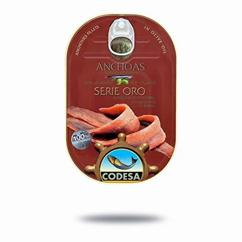 Filetti di Acciughe Mar Cantabrico Serie Oro CODESA 165 g- ACCIUGHE CODESA ANCHOAS SERIE ORO 165 g