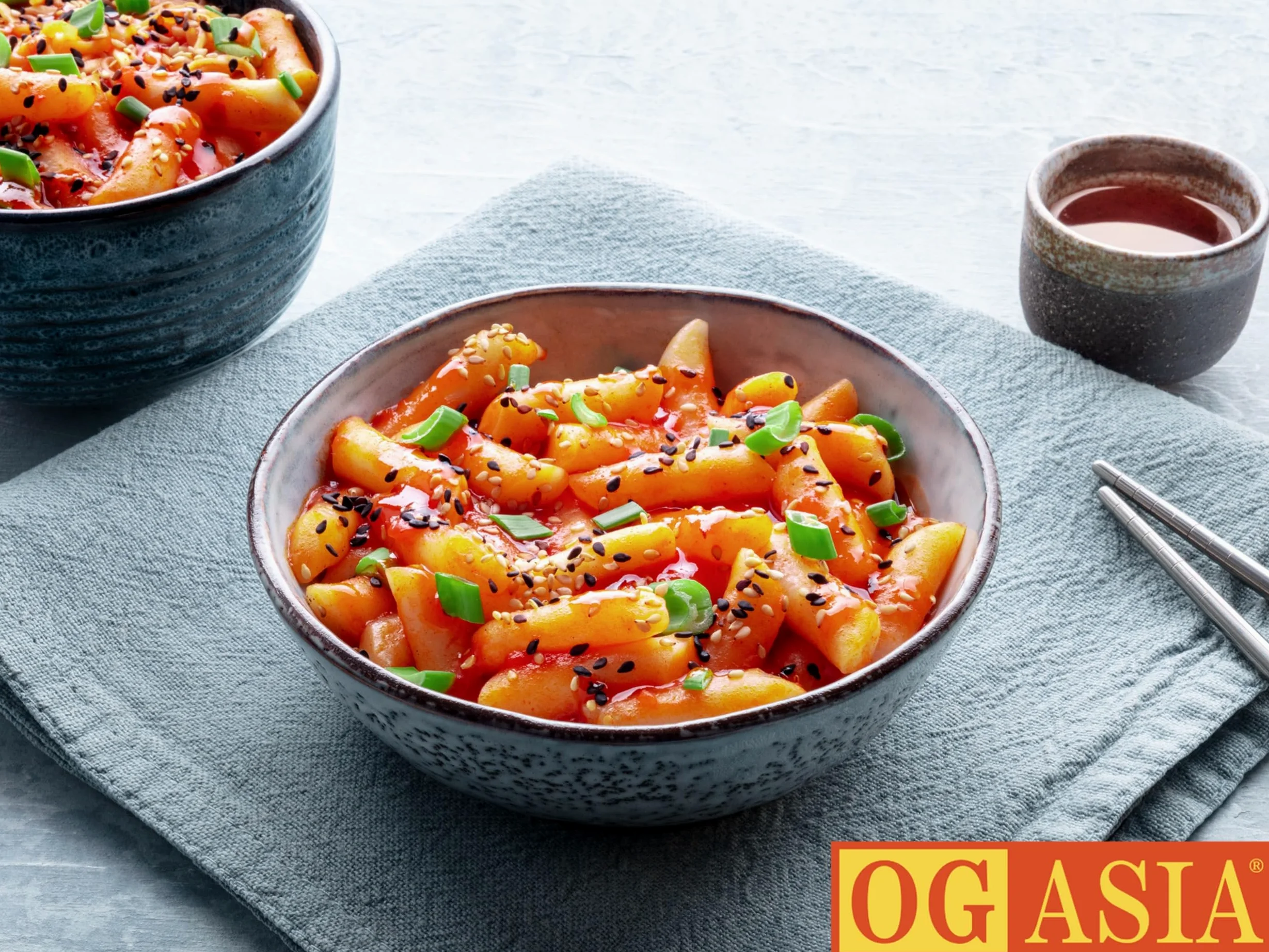 Wellheim Seoul Original Spicy Tteokbokki Confezione doppia – torta di riso coreana in tazza – gusto originale piccante – 2 x 142 g – OG ASIA – 284 g (originale affilato)