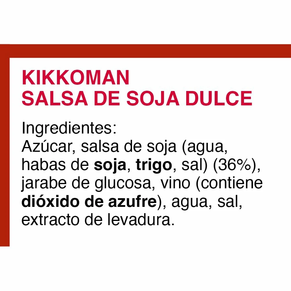 Kikkoman Salsa Di Soia Dolce 6X250 Ml. - 1500 g