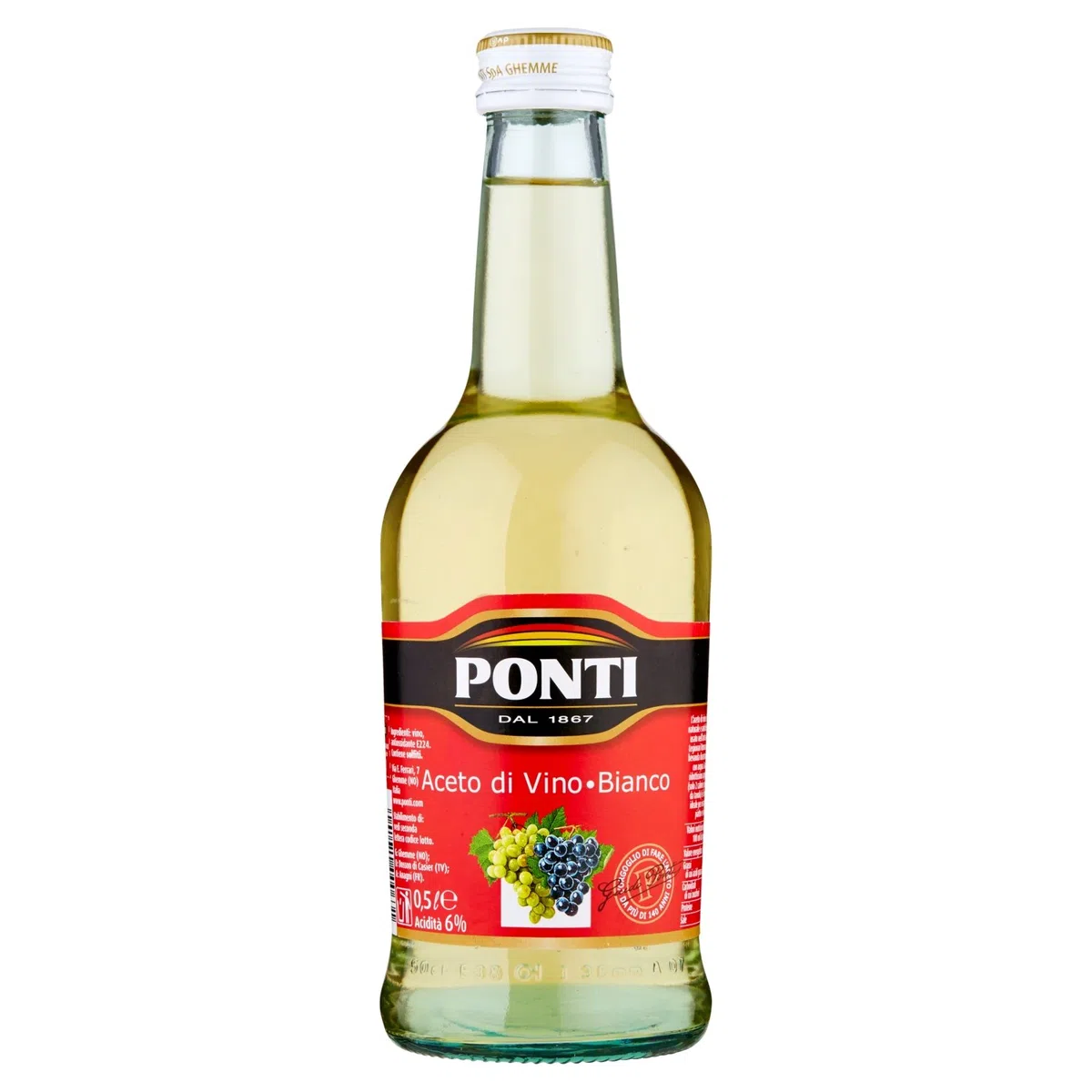 Ponti - Aceto di Vino Bianco - 500 ml