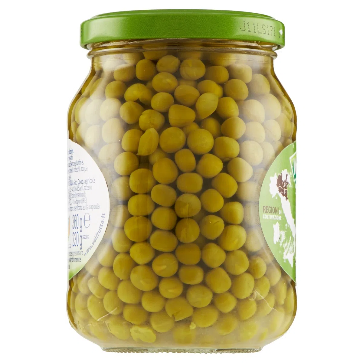 Valfrutta - Piselli Piccolissimi, di giornata - 6 pezzi da 360 g [2160 g]