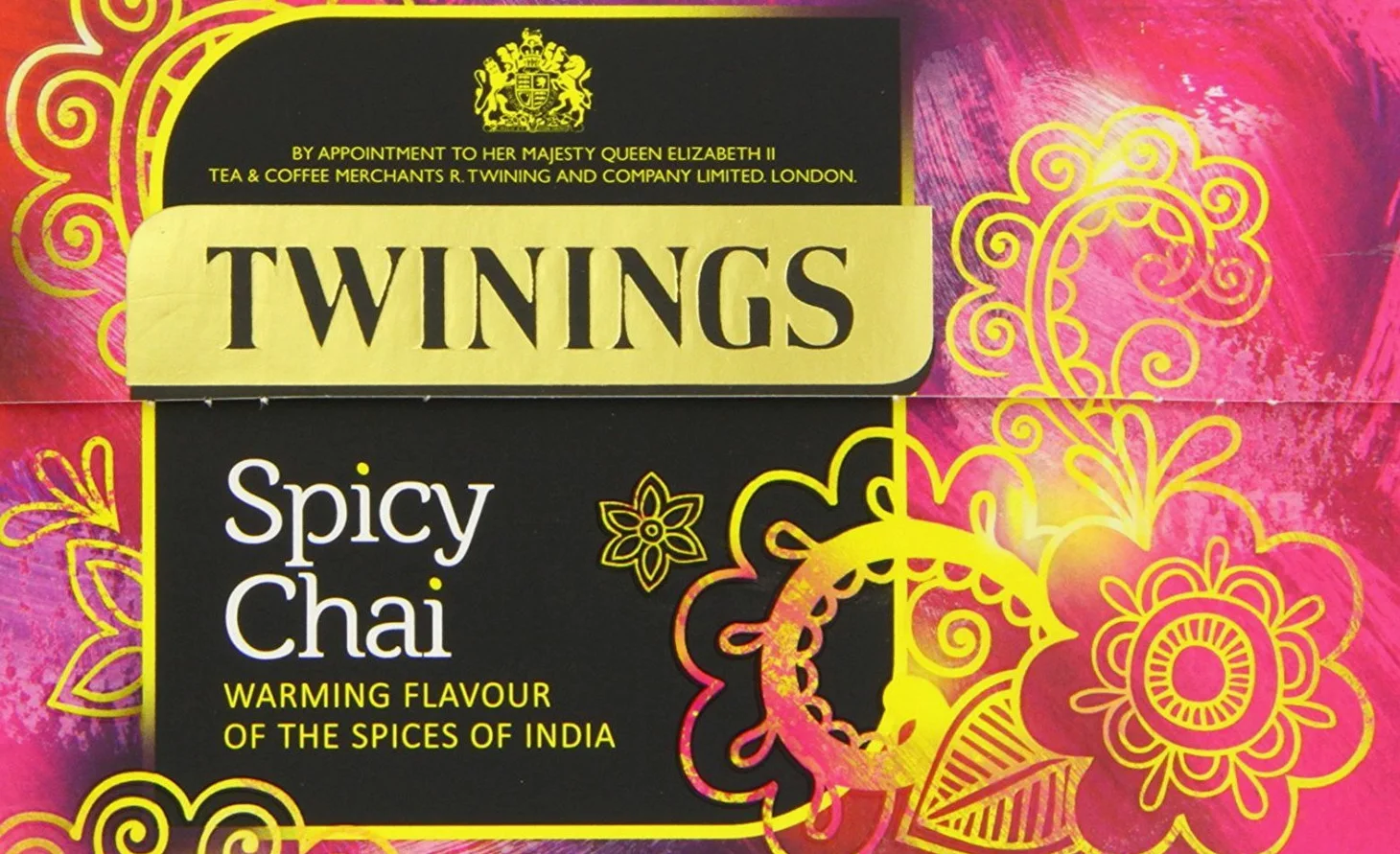 Twinings Spicy Chai 20 bustine di tè (Confezione da 4, Totale 80 bustine di tè)