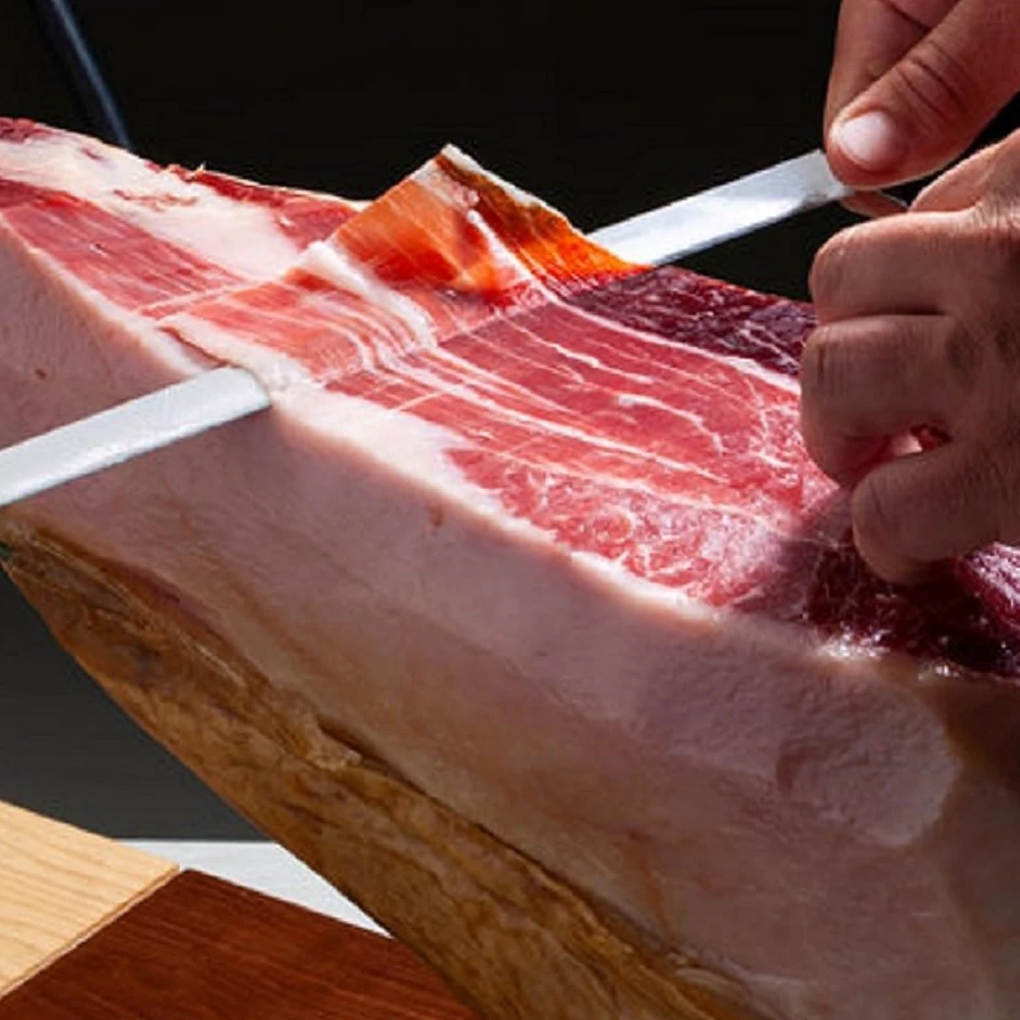LalolaGourmet - Paleta Serrana Gran Reserva (5,5/6 kg) Stagionatura Naturale 100% Senza Glutine e a Basso Contenuto di Sale I Spalla di Prosciutto Serrano - Zampa Anteriore
