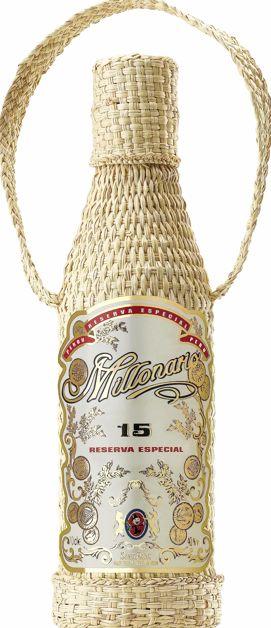 Ron Millonario 15 Reserva Especial - Rum Peruviano Dolce, 40%, Bottiglia in Vetro da 70cl