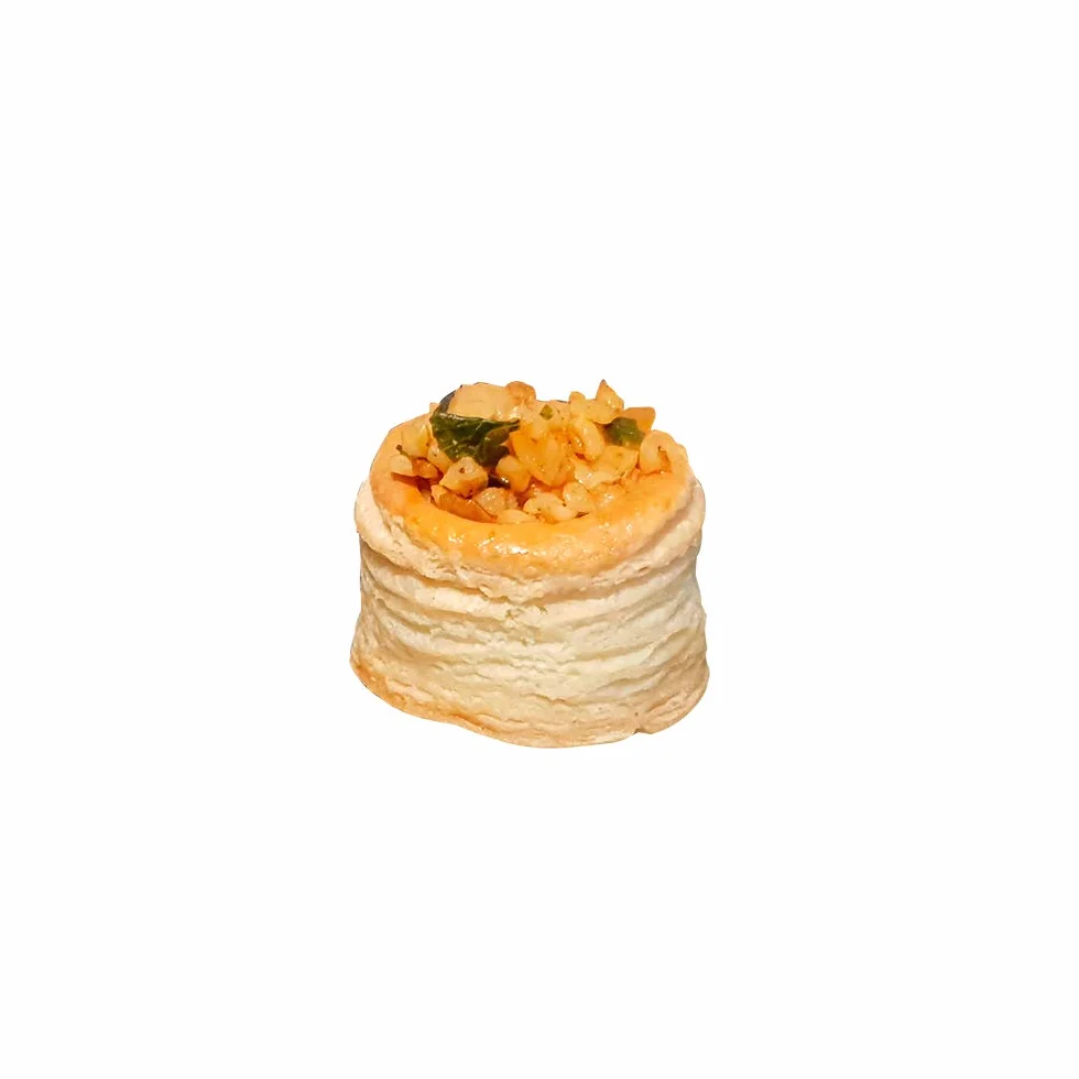 Mini Vol au Vent di pasta sfoglia rotonda 38 mm Vitarvi 336 unità - Mundo Pastel