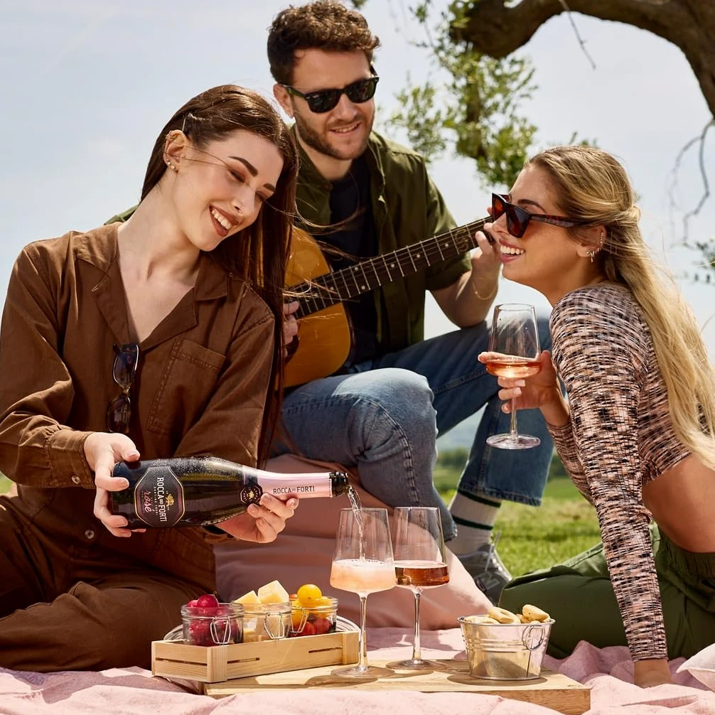 Rocca dei Forti Spumante Rosé Brut - Pacco da 12 x 750 ml