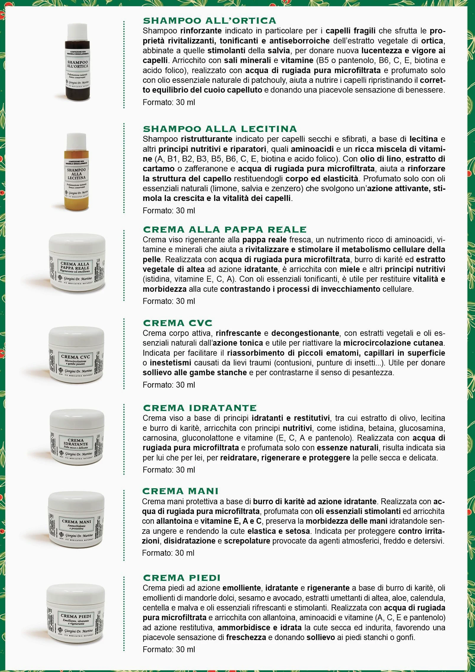 CALENDARIO DELL'AVVENTO 2025 Giorgini Dr. Martino - 24 regali di qualità in attesa del Natale