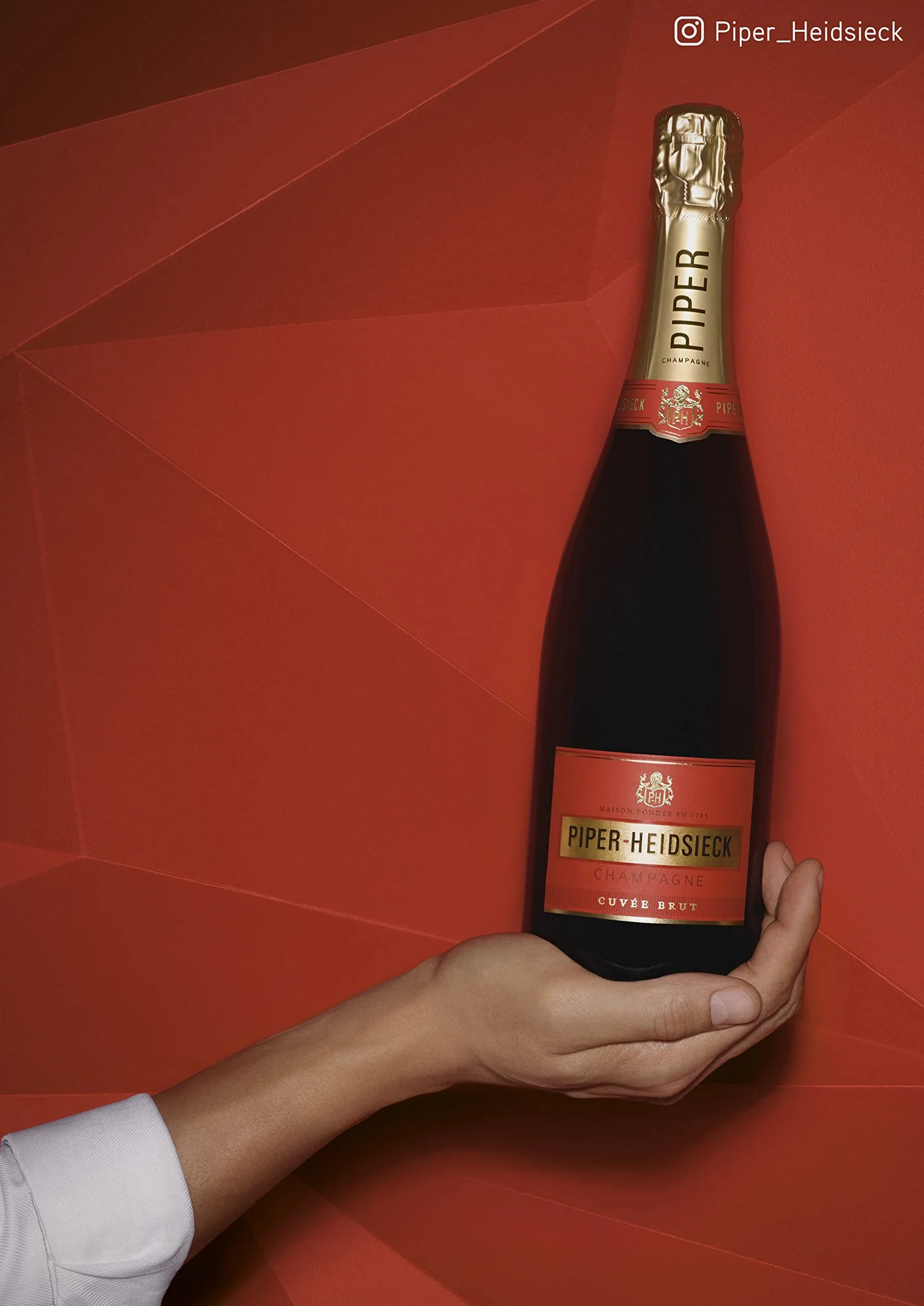Piper-Heidsieck Champagne CUVÉE BRUT 12% Vol. 0,75l in Giftbox Lipstick Edition