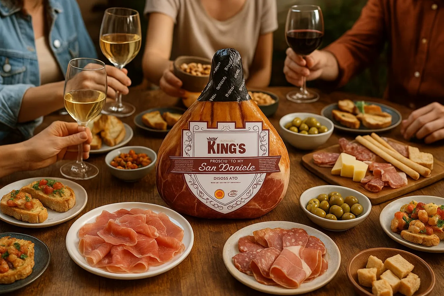 Prosciutto di San Daniele Disossato 8kg – Stagionatura Naturale, Gusto Autentico della Tradizione Friulana – Ideale per Gastronomie, Ristoranti, Catering e Uso Domestico