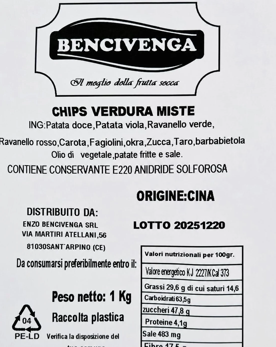 Chips Croccanti di Frutta e Verdura Mix Colorato 1 Kg Snack Gourmet Dolce e Naturale Ideale per Aperitivi Buffet Dessert Decorazioni Piatti Eventi e Catering