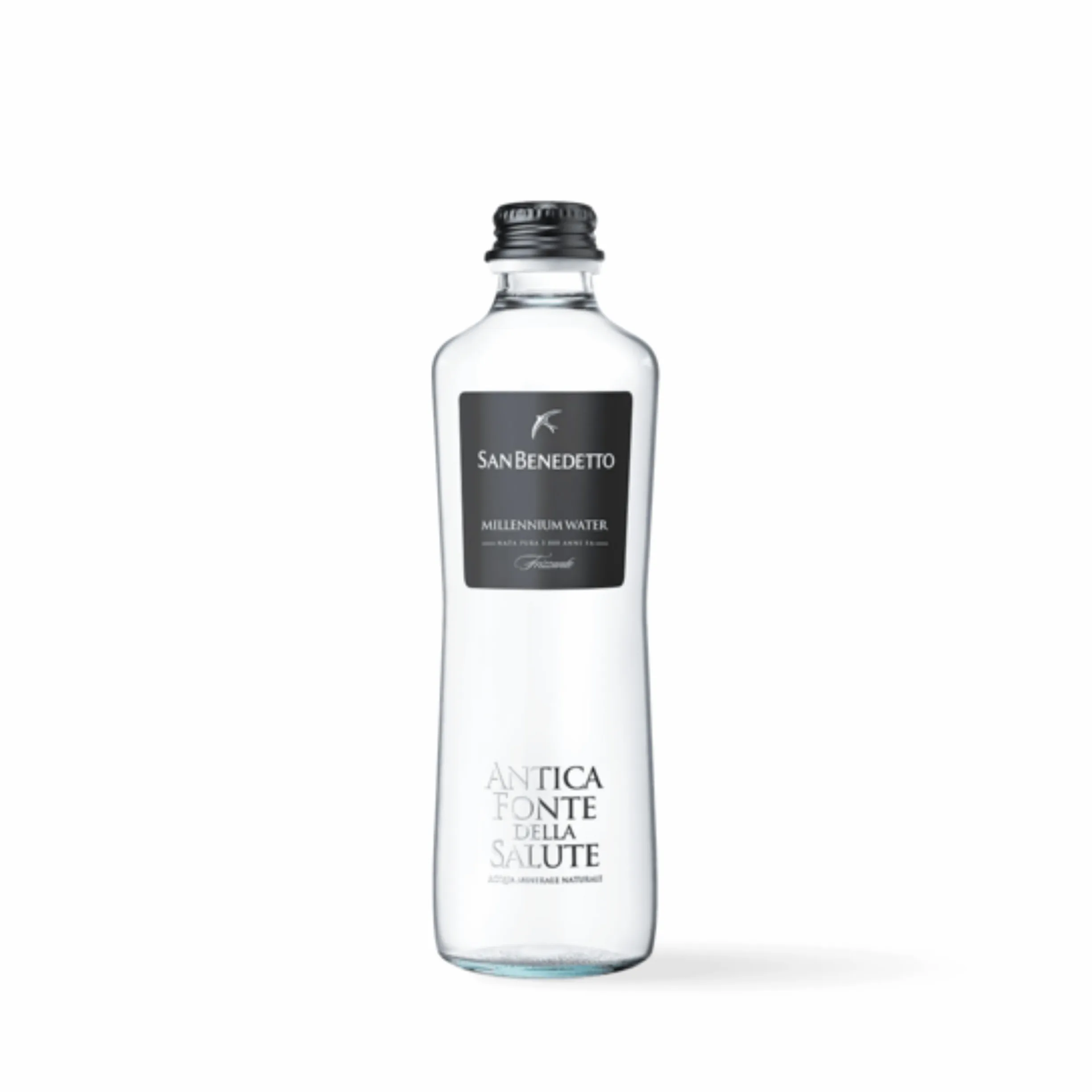 Acqua San Benedetto Frizzante Antica Fonte della Salute | Premium Water | Confezione da 24 Bottiglie in Vetro da 330ml