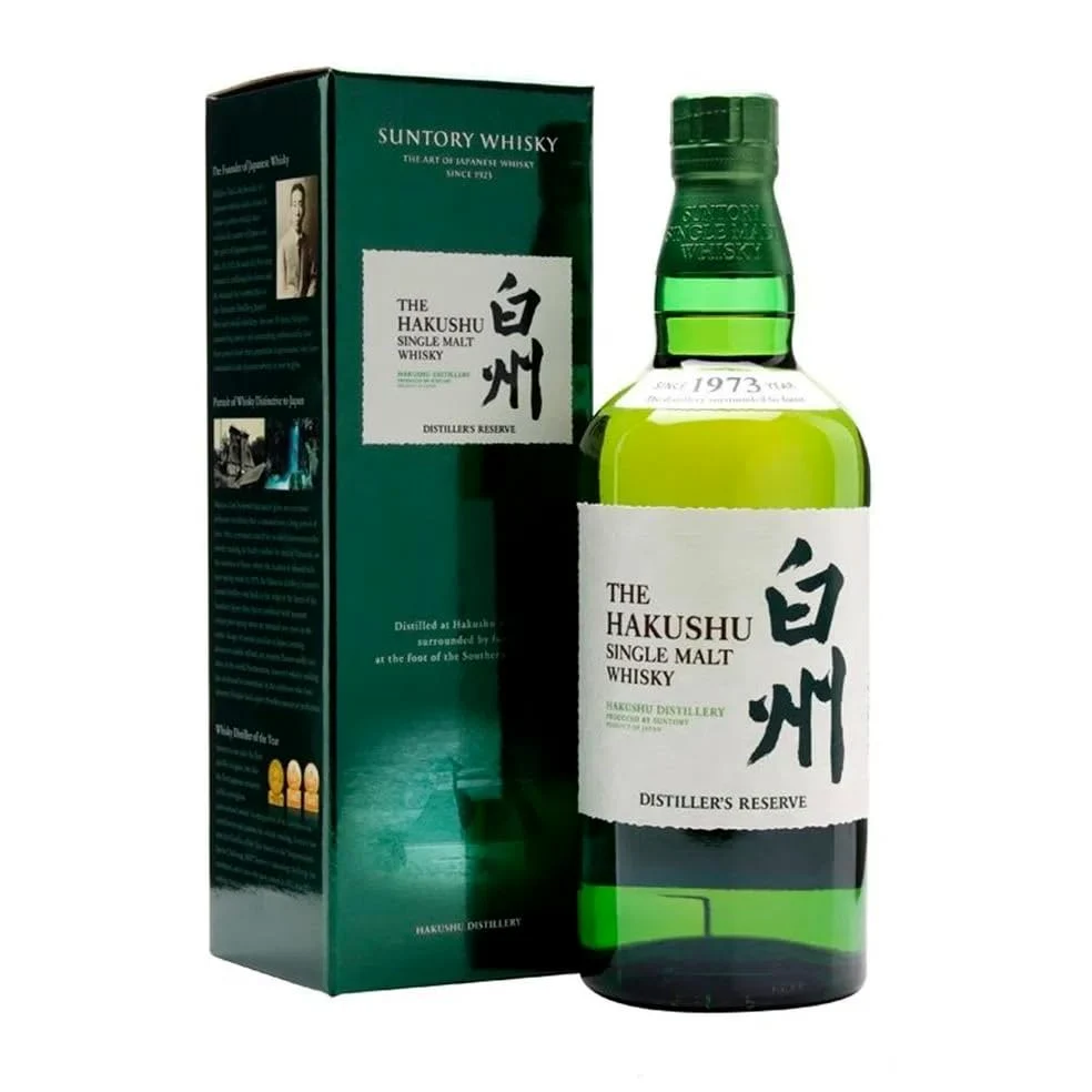 Suntory The Hakushu DISTILLER'S RESERVE Single Malt Japanese Whisky 43% Vol. 0,7l in Giftbox