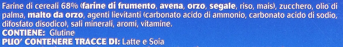 Nipiol Biscottini 6 Cereali, 2 Minerali, 4 Vitamine, 800g