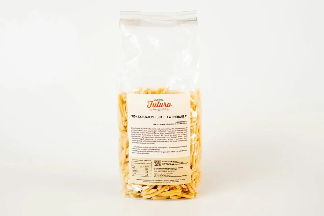 15 x 500 g - Caserecce - Pasta di Grano Duro - Prodotta da IDM Casal Del Marmo - Prodotta nel Lazio - Pacco da 500 g - Pastificio Futuro