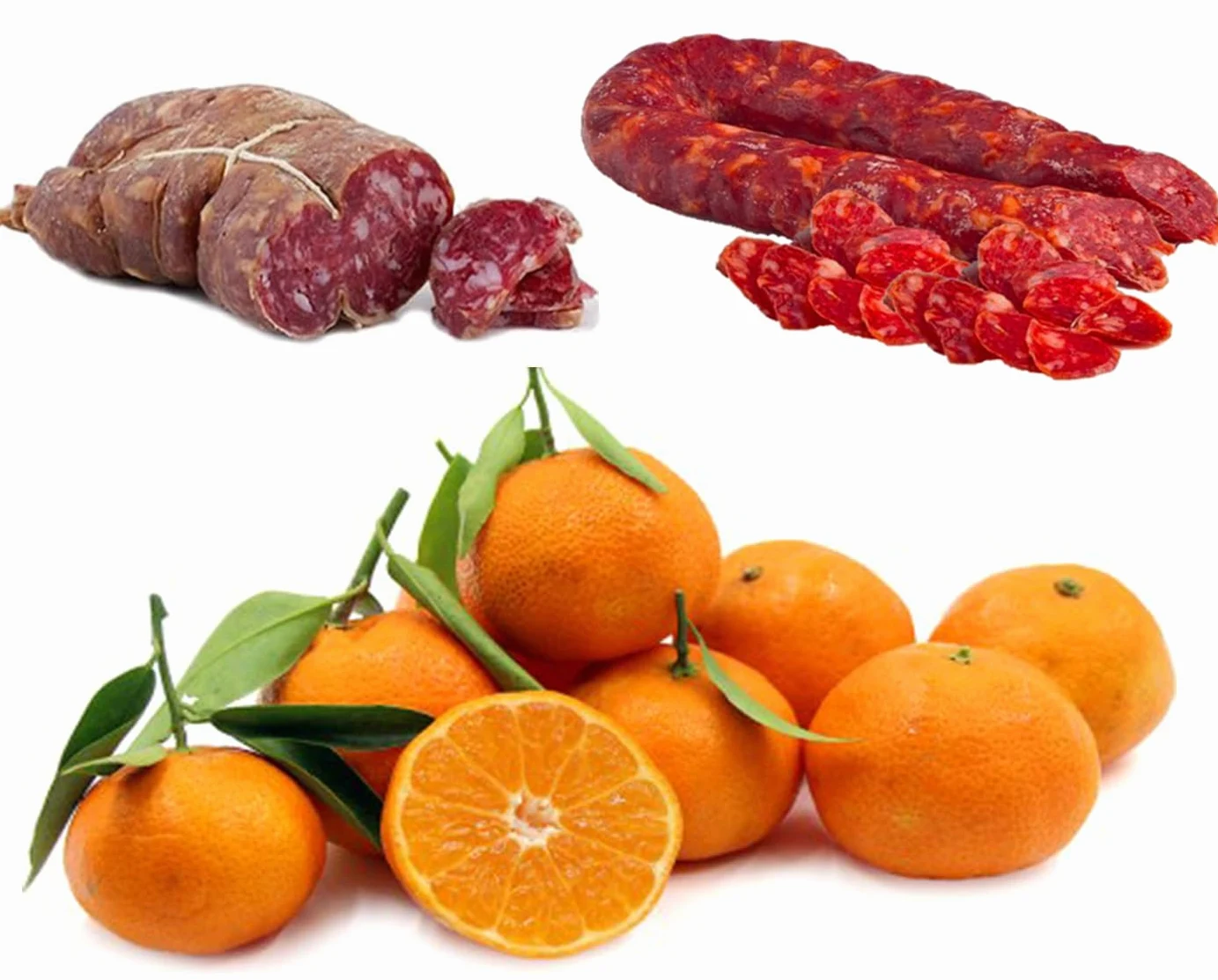 Agrumi BoxMix Kg.8 di CLEMENTINE + SALSICCIA e SOPPRESSATA DOLCE Calabrese di Corigliano-Rossano
