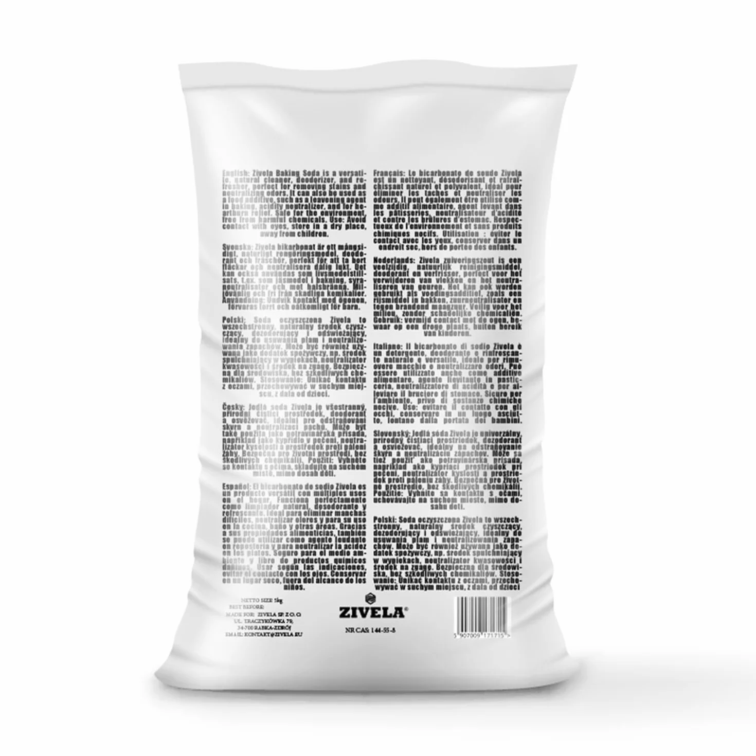 Bicarbonato di sodio, bicarbonato di sodio, sale di sodio, 2 x 5 kg di sodio E500, 100% puro, qualità alimentare