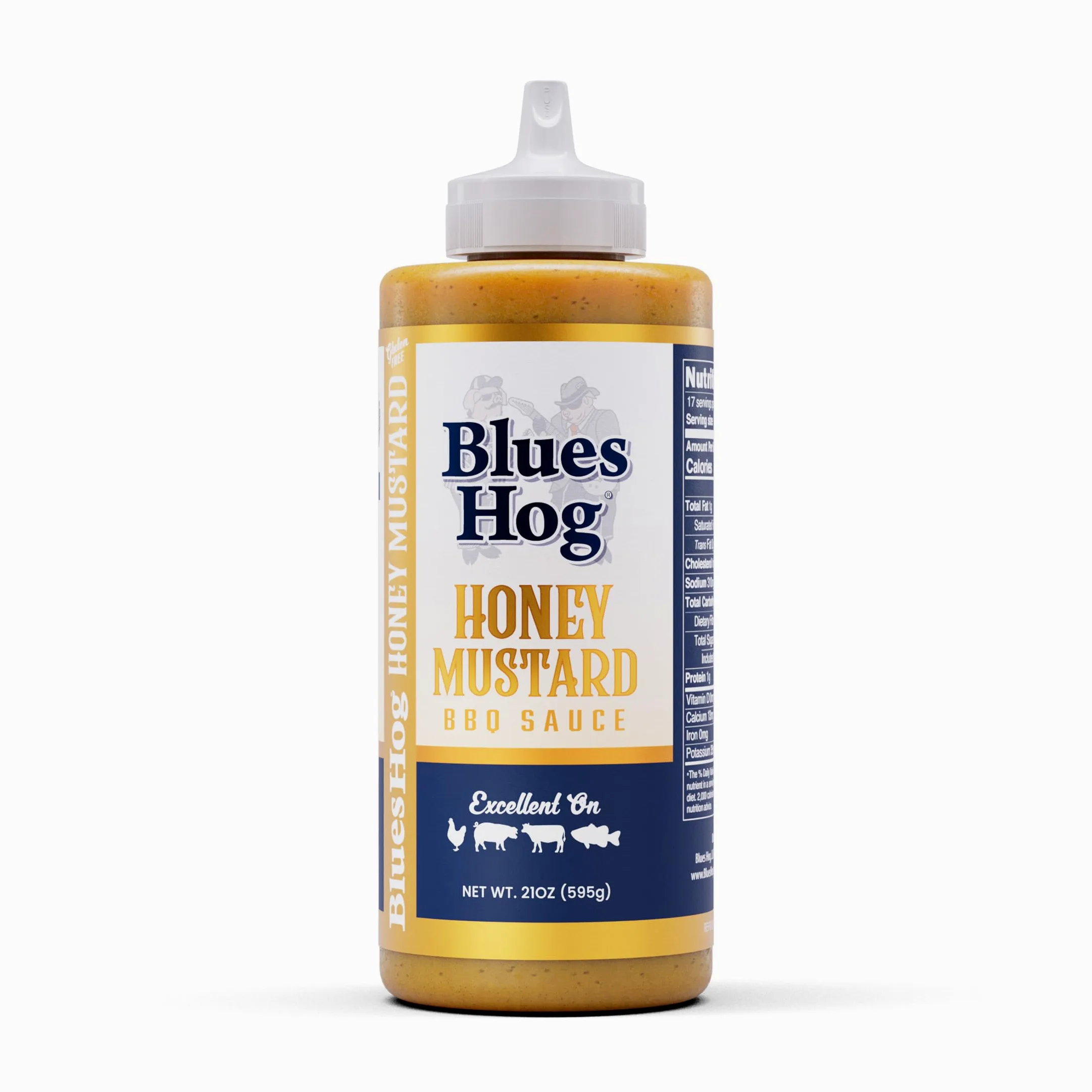Blues Hog - Honey Mustard Sauce Squeeze Bottle - 595g