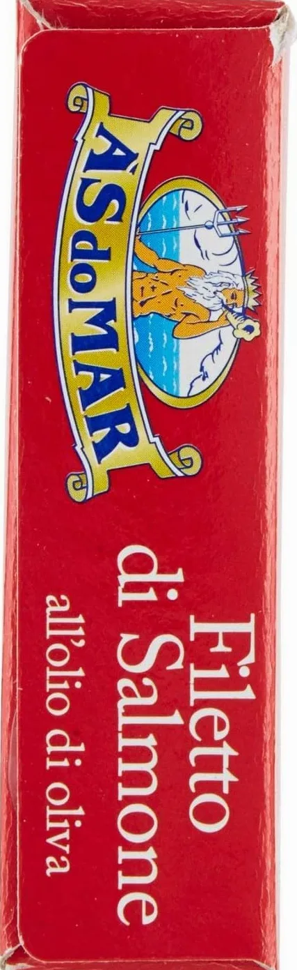 Asdomar - Filetti di Salmone all'Olio di Oliva - 3 confezioni da 150 g [450 g]