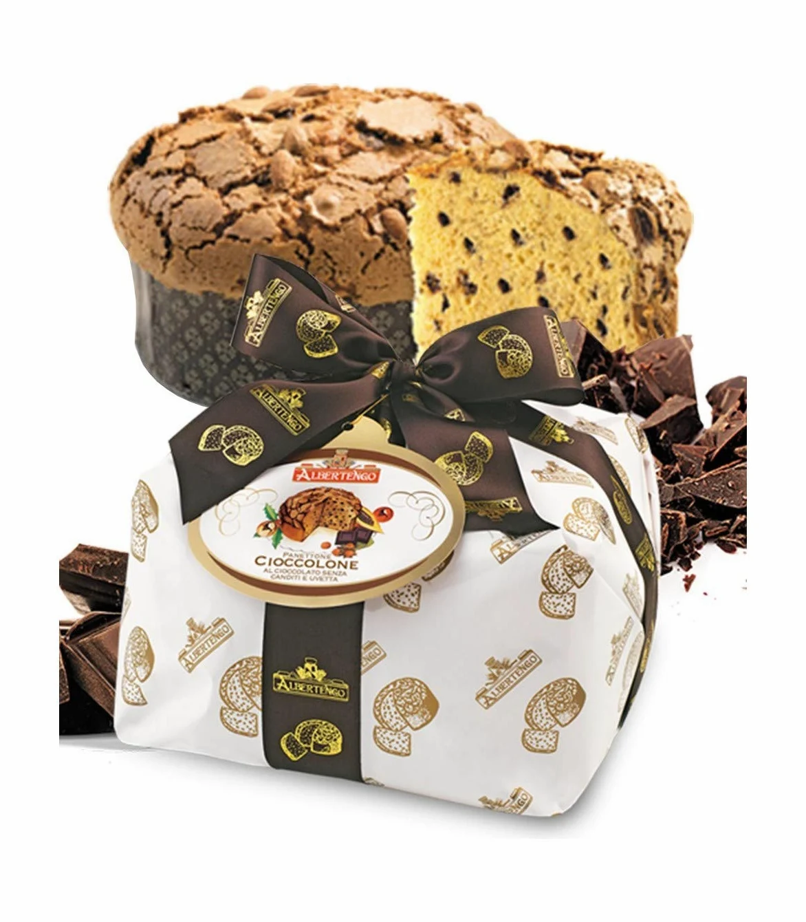 Panettone Artigianale Cioccolone Albertengo al Cioccolato 1 Kg.