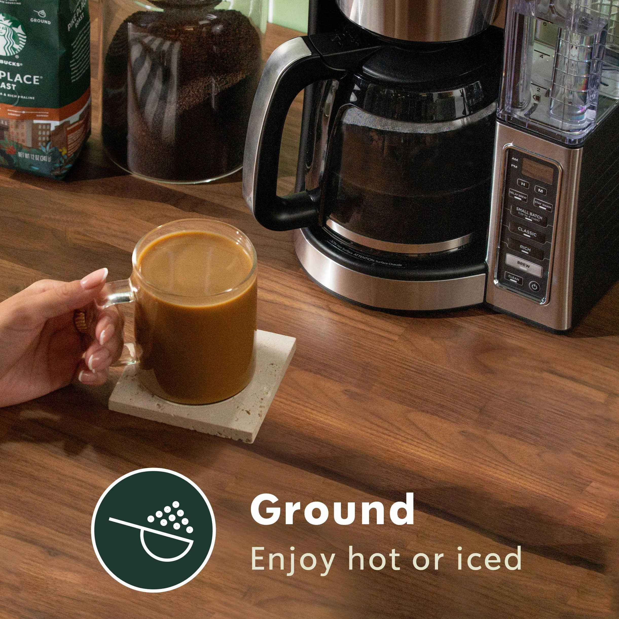 STARBUCKS GROUND MOCHA FLAVORED COFFEE 11 oz. (1 Pack)