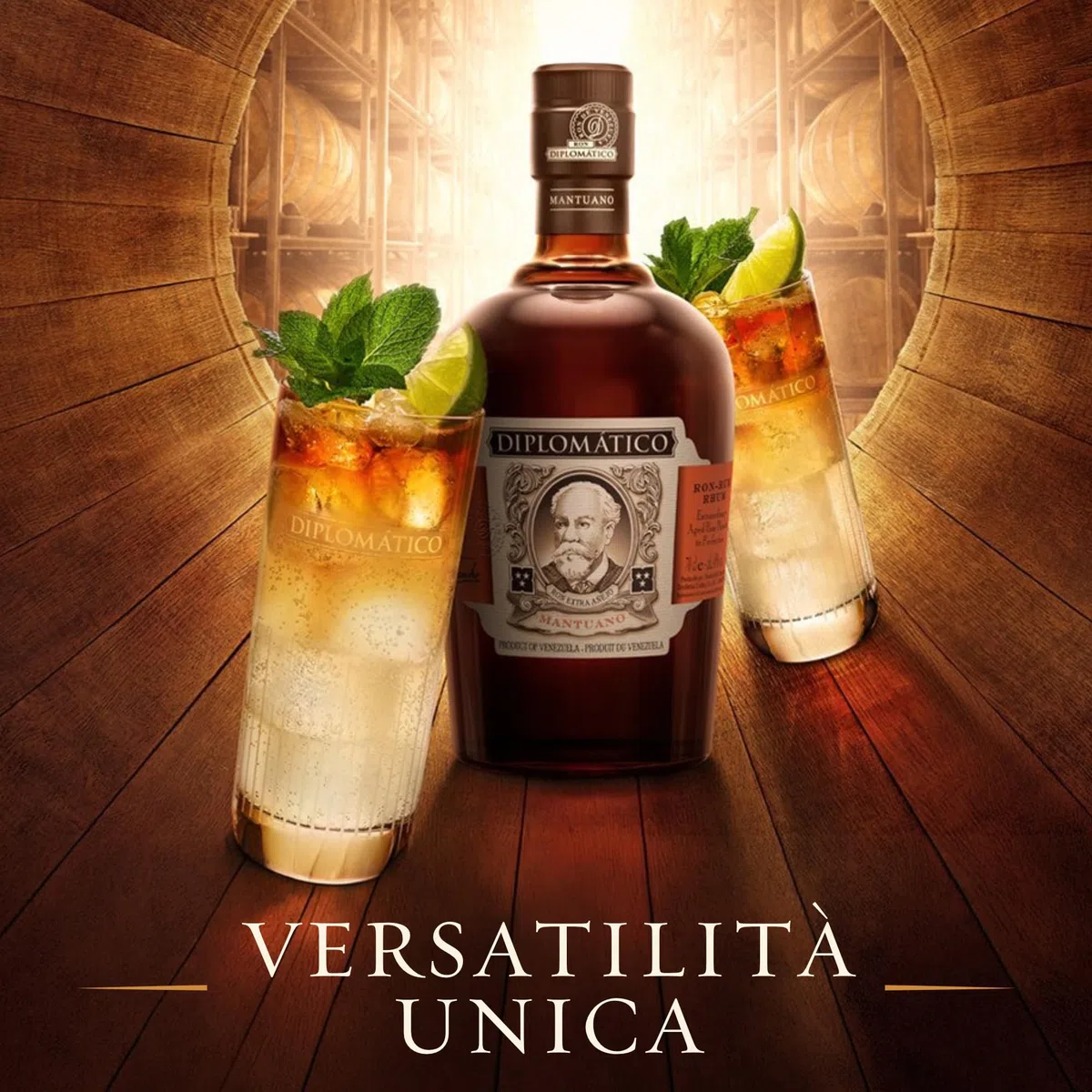 Diplomático Mantuano 70cl - Rum premium invecchiato. 40% vol.