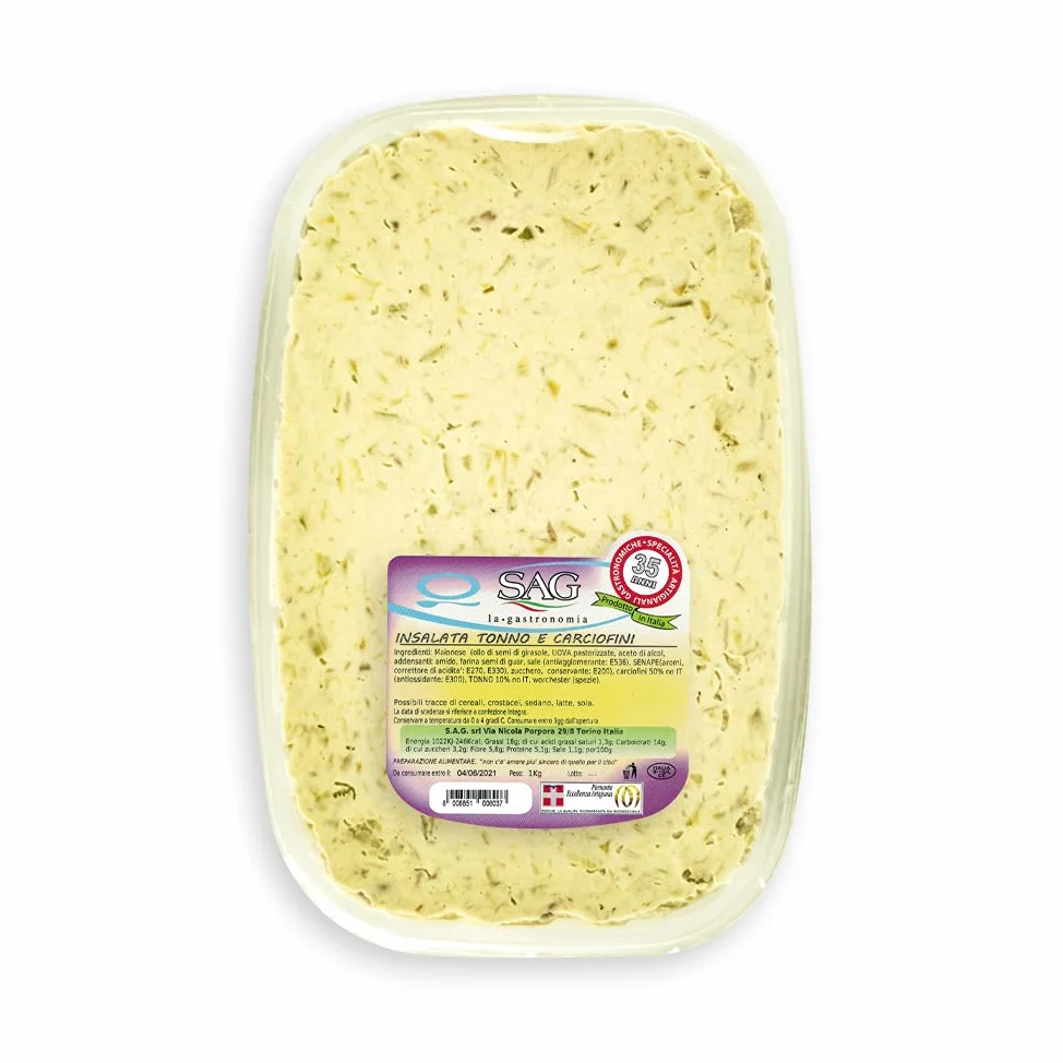 Insalata Tramezzino, tonno e carciofini, (Confezione 1 pz. da Kg) - SAG