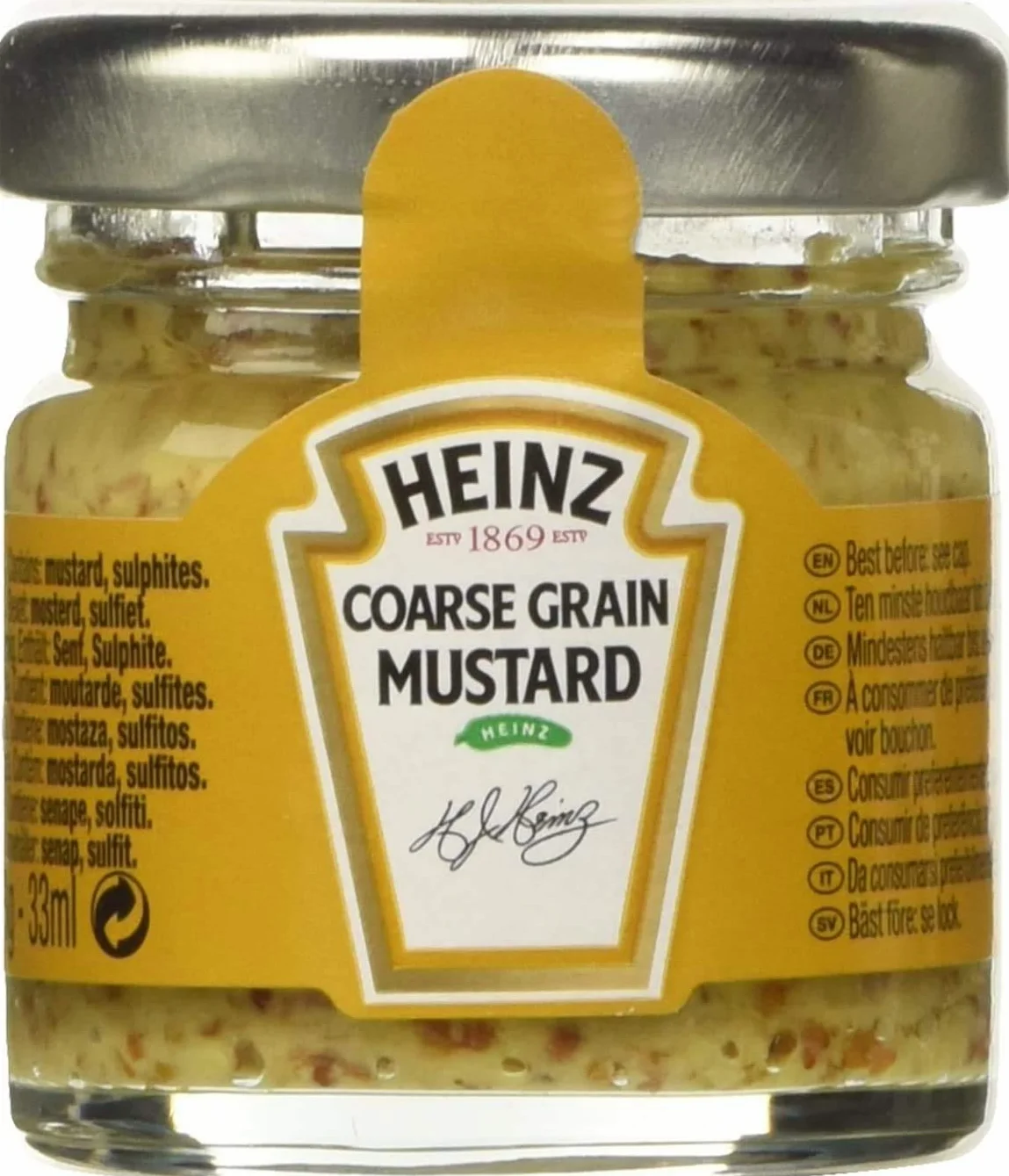 Heinz Mini Jar Senape - 33 ml (80 pezzi)