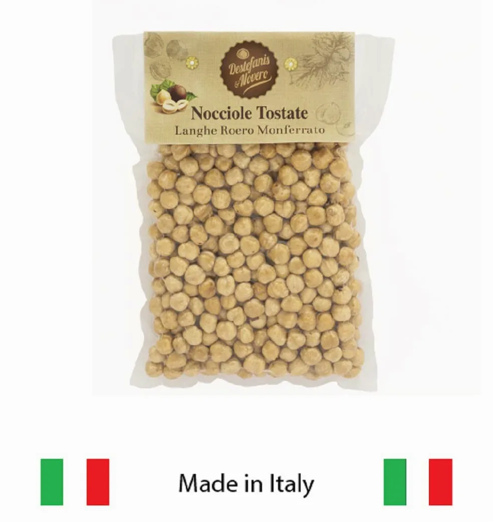 3 x 500 g | Destefanis & Novero Nocciole Langhe Roero Monferrato | Nocciole tgt Tostate e Sgusciate, Frutta Secca Fonte di Vitamine e Fibre, Snack Perfetto per Aperitivo e Colazione