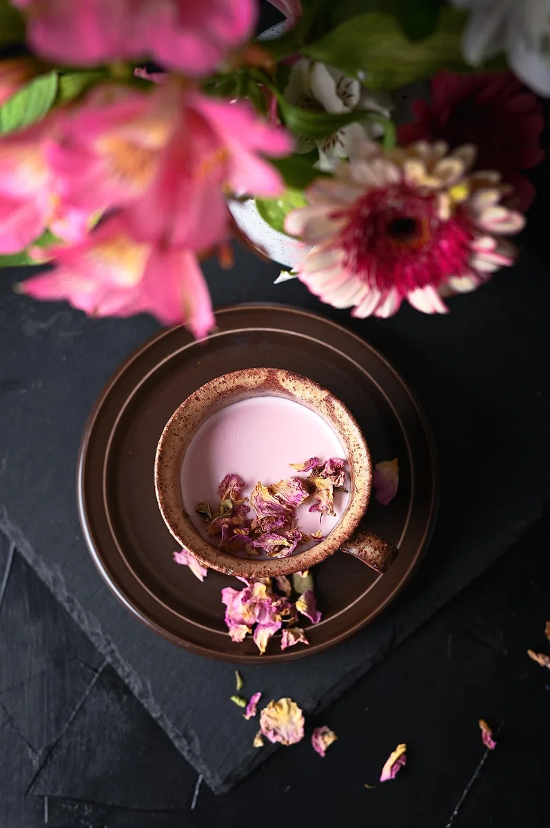Biojoy Petali di Rosa Essiccati BIO (200 g), commestibili e naturali, adatti per infusi (Rosa Damascena)