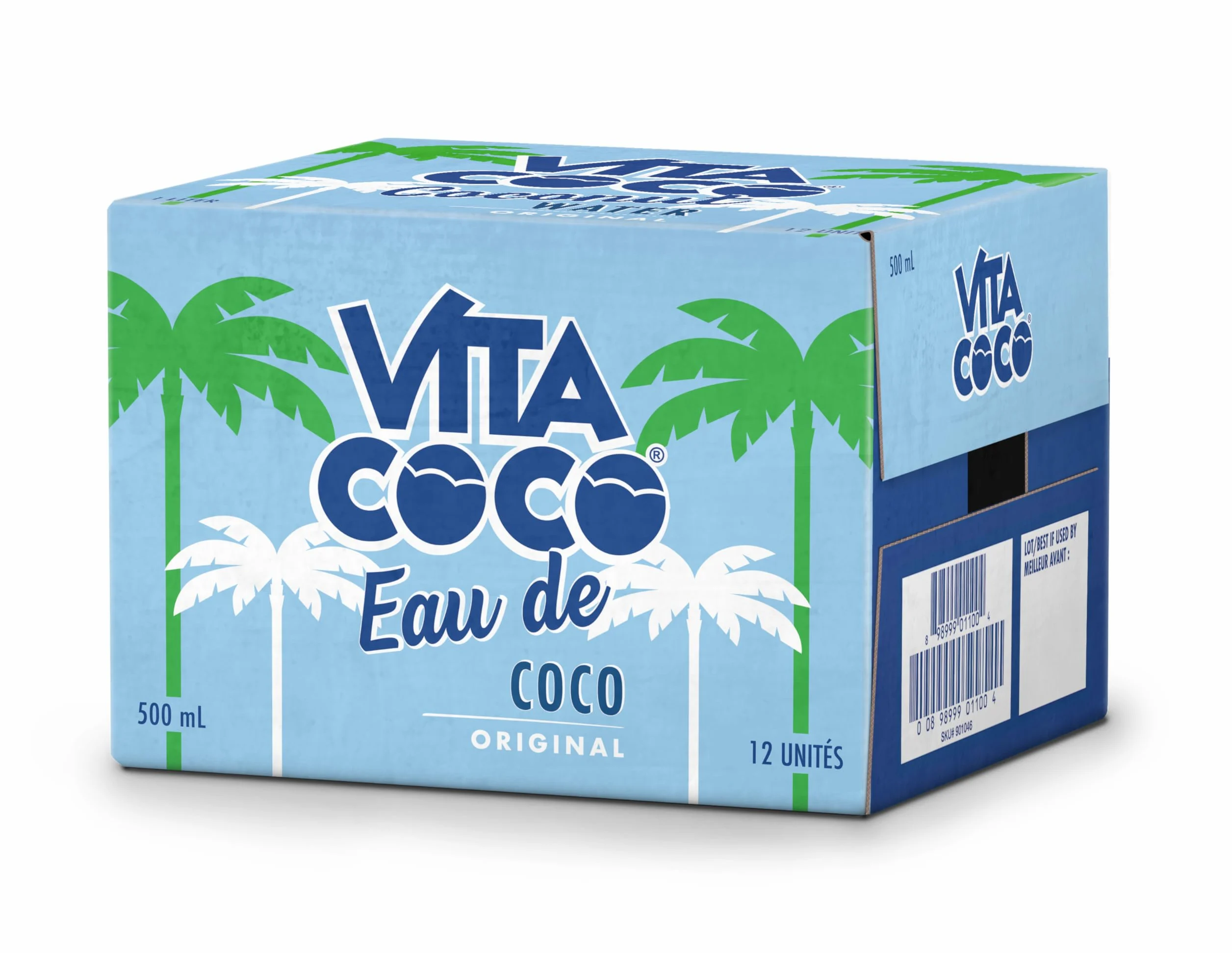 VITA COCO Coconut Water Tetra pak Original (Pure) 12x500ml (Pack of 12)
