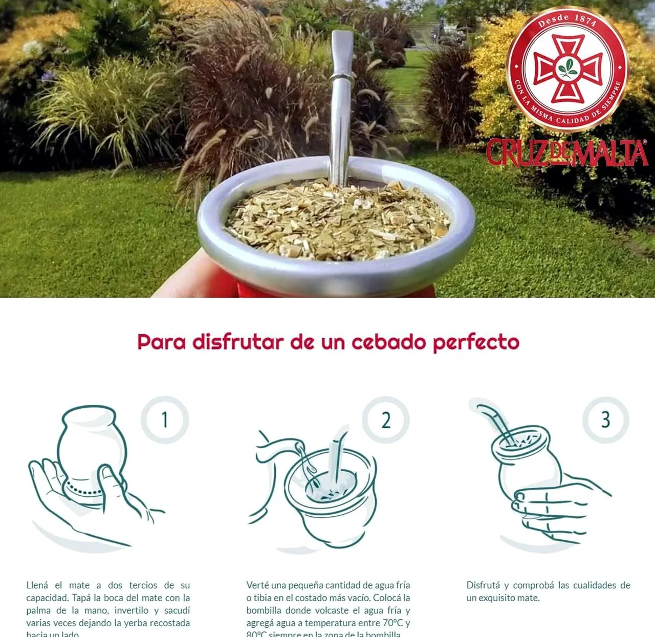 YERBA MATE CRUZ de MALTA 1 kg 1 kg (confezione da 2)