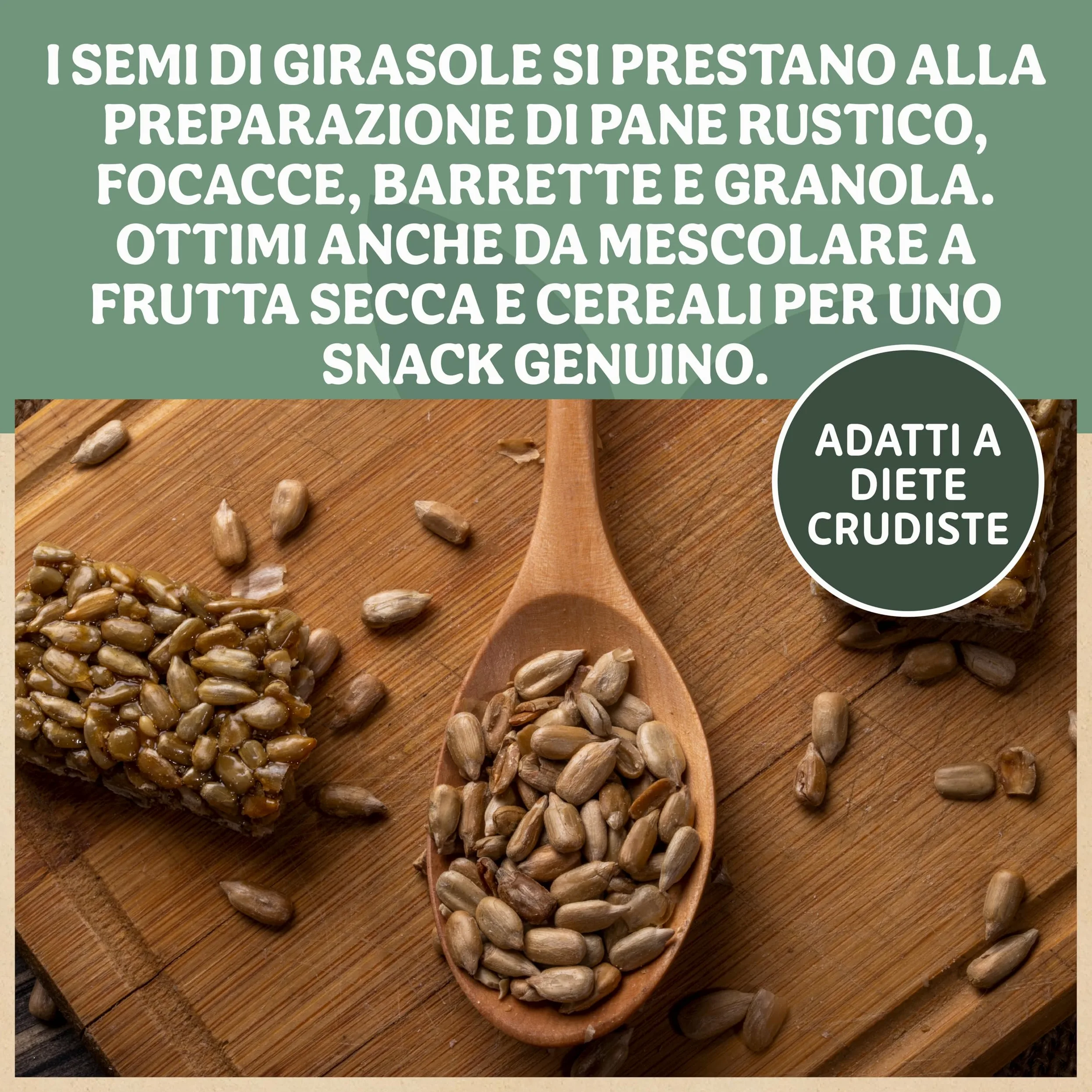 Probios Semi di girasole Biologici - Ricchi di Fibre e Minerali - Semi Girasole Crudi Commestibili - Vegani - Confezione da 5 kg