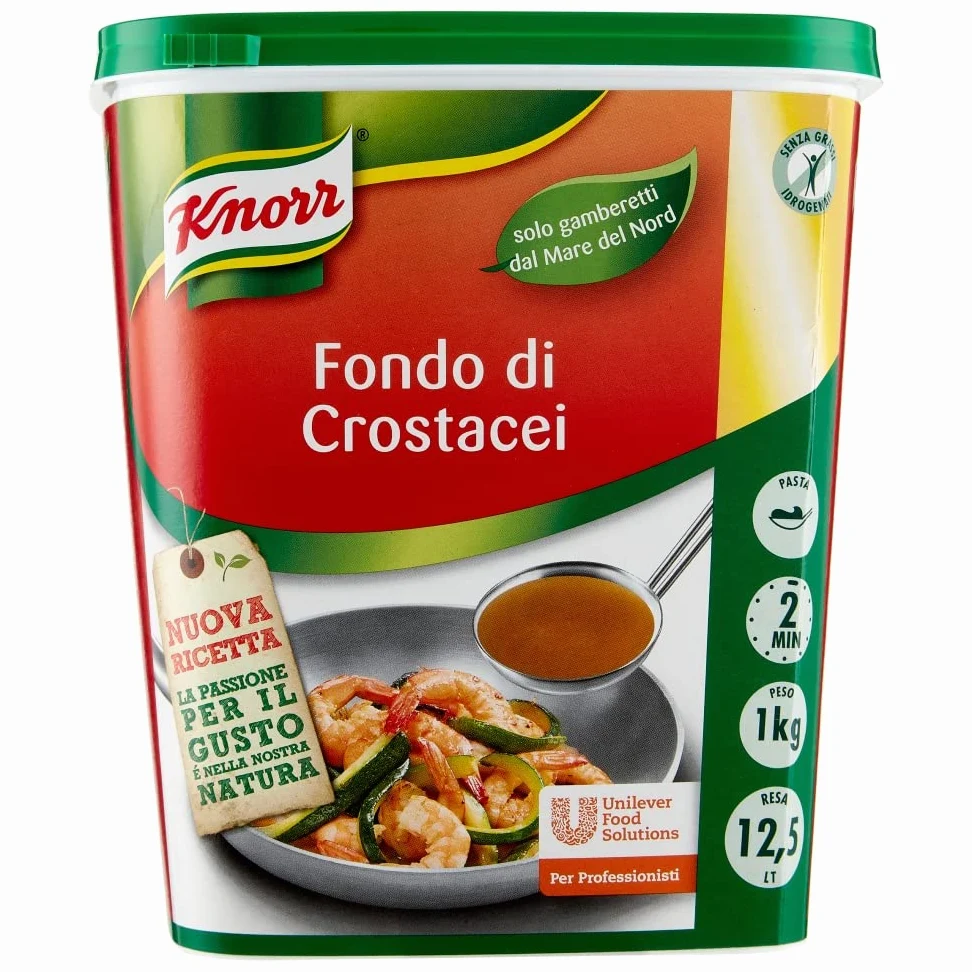 Knorr Fondo di Crostacei in Pasta - 1 Kg, Large