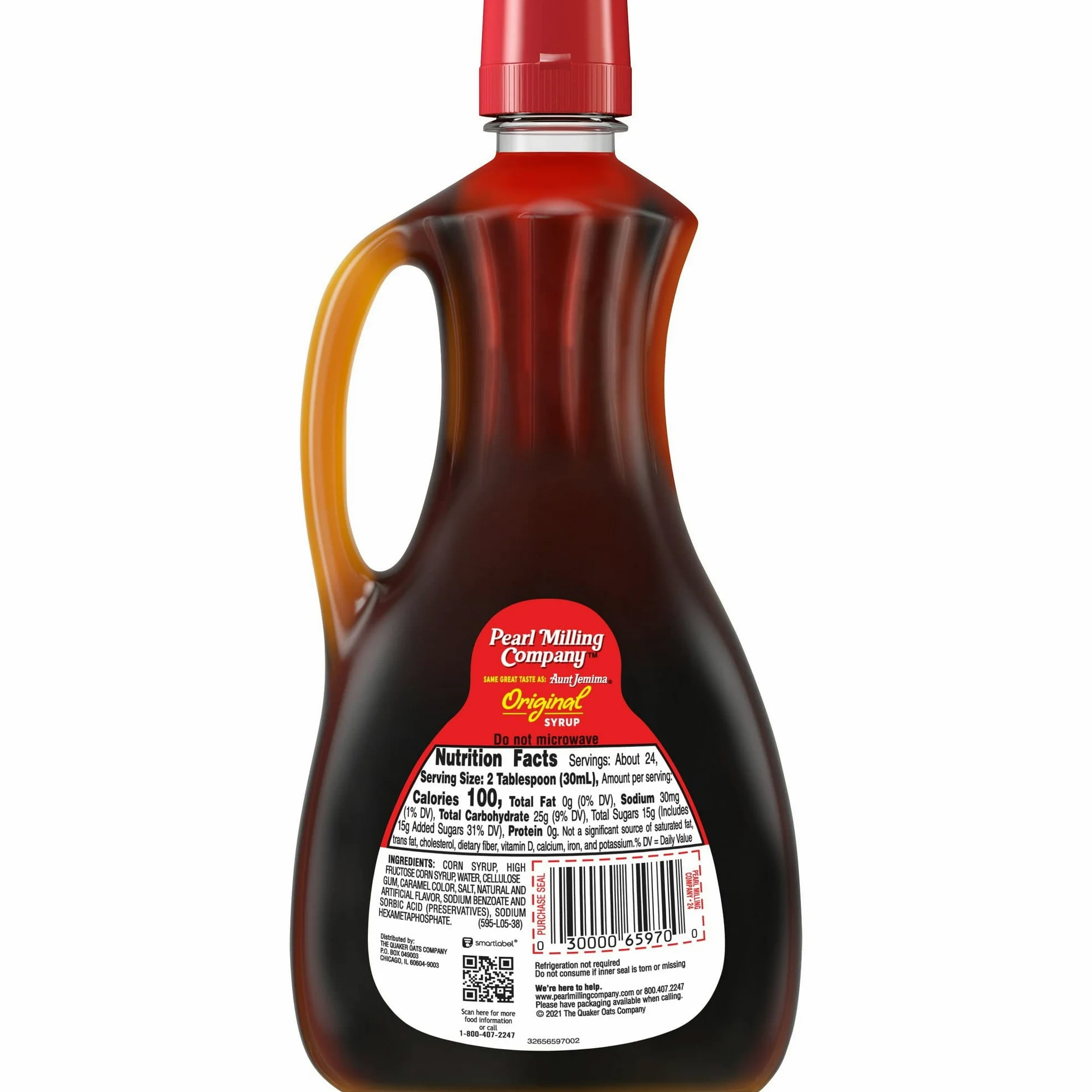 Zia Jemima Original Sciroppo 710g/24oz bottiglia di plastica x3