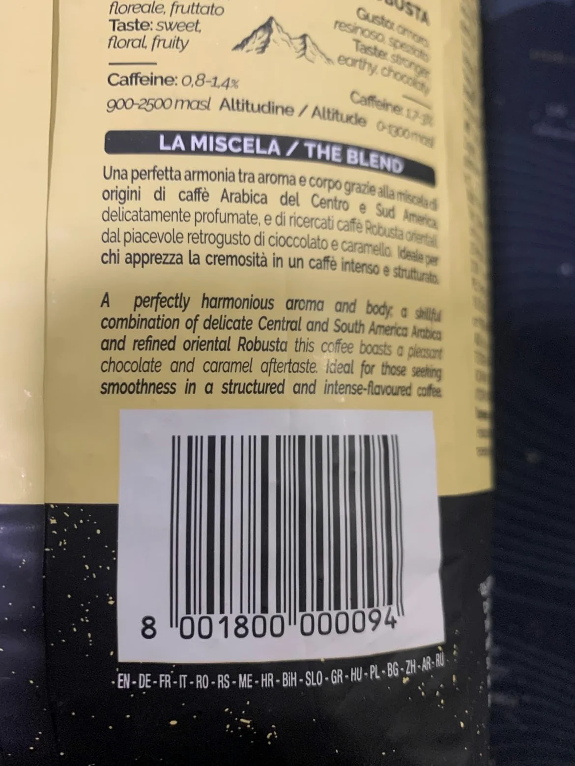 OFFERTA RISPARMIO - 6 sacchi da 1 Kg CAFFE' IN GRANI GRANAROMA Vergnano