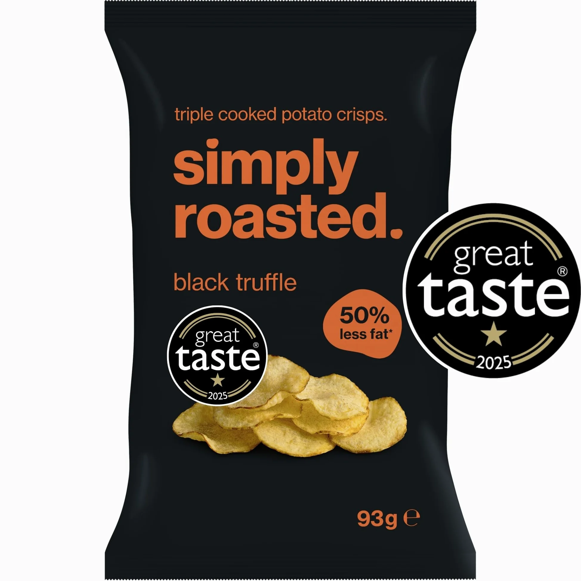 Simply Roasted - Patatine al Tartufo Nero 12 x 93g