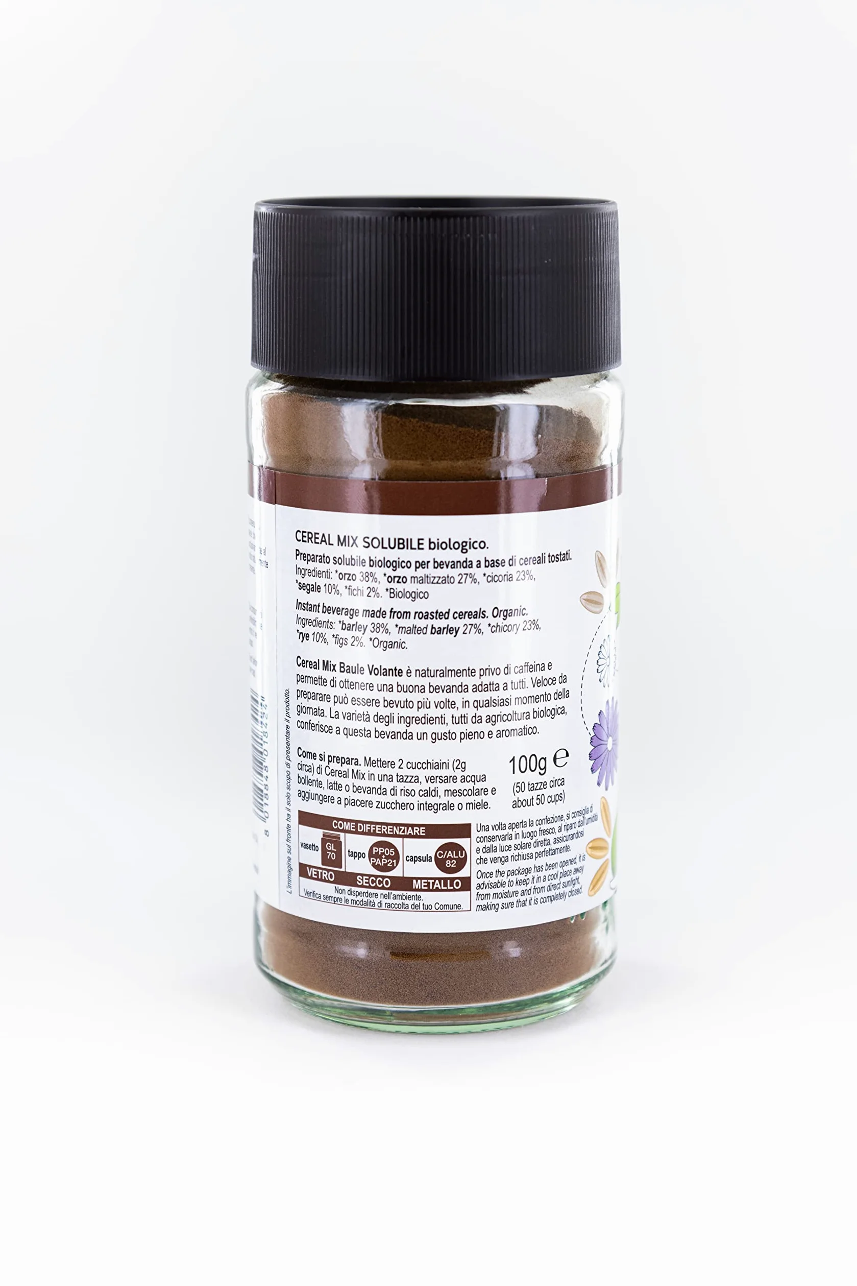 Baule Volante, Cereal mix bio, senza zuccheri, 100g