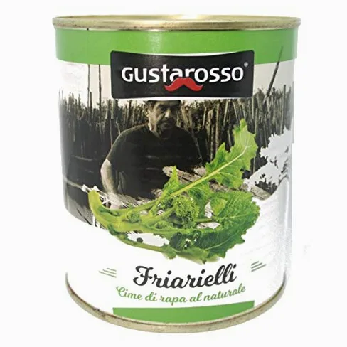 Friarielli al Naturale 800 gr. Gustarosso - Cartone 12 Pezzi