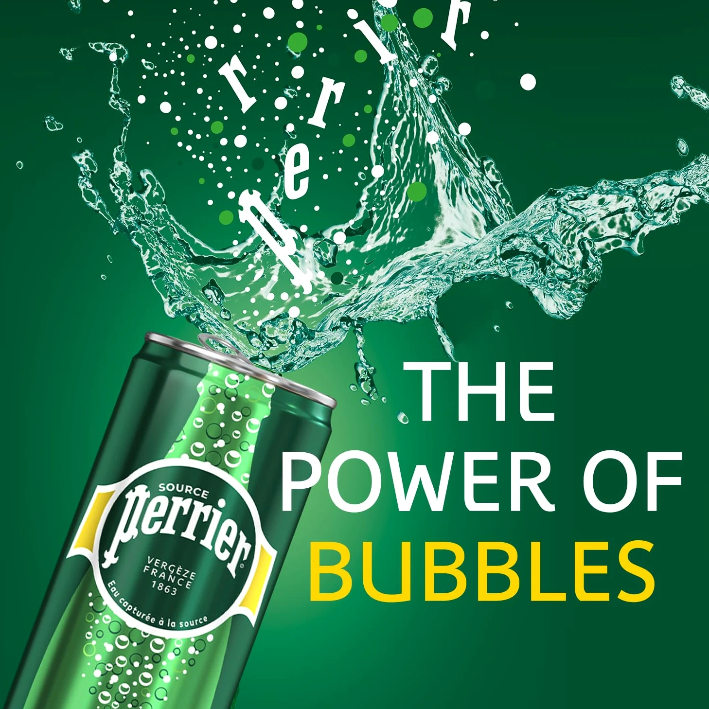 Perrier 250 ml acqua frizzante Slim Can (confezione da 35) 12336215