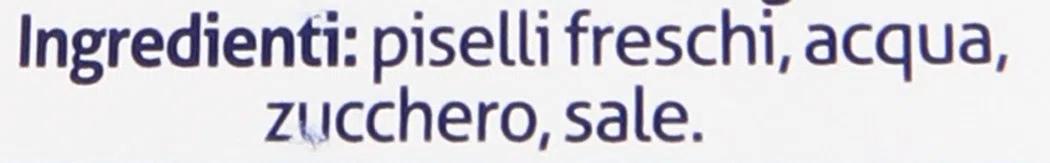 Valfrutta - Piselli Piccolissimi, di giornata - 6 pezzi da 360 g [2160 g]
