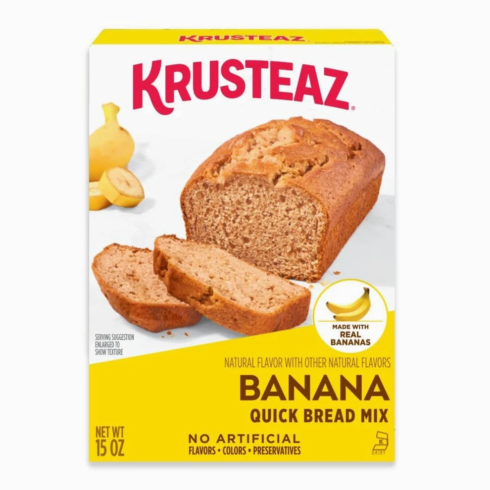 Krusteaz Banana Quick Bread Mix, prodotto con banane vere, 425 ml, confezione da 12 pezzi