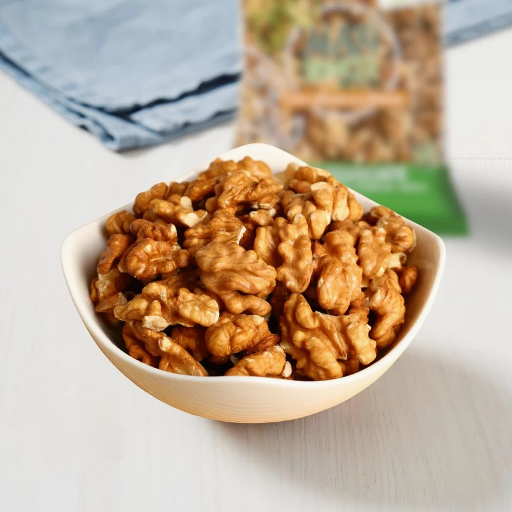 Alfano dal 1940 Noci Sgusciate Maxi Scorta 500g Ricche di Magnesio, Tiamina, Vitamina B6 e Omega 3 Snack Ideale per una Dieta Equilibrata e Vegana (4 Pezzi)