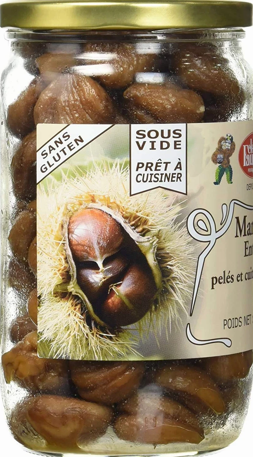 Clément Faugier - Intere Castagne Pelate e Cotte al Vapore - 420g - Lotto di 2